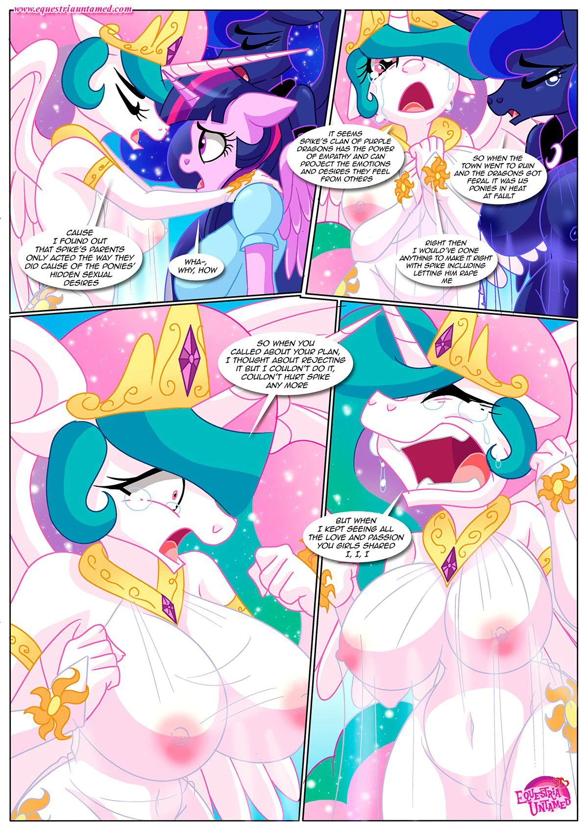 Spike’s Harem (My Little Pony – Friendship Is Magic) [PalComix] - 8 . The Night The Sun and Moon Cum Together - Chapter 8 (My Little Pony - Friendship Is Magic) [PalComix] - Page 15