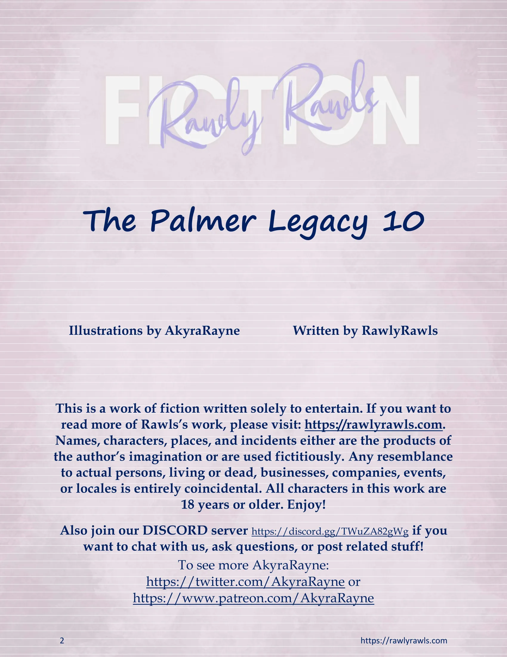 The Palmer Legacy [AkyraRayne] - 10 . The Palmer Legacy - Chapter 10 [AkyraRayne] - Page 2