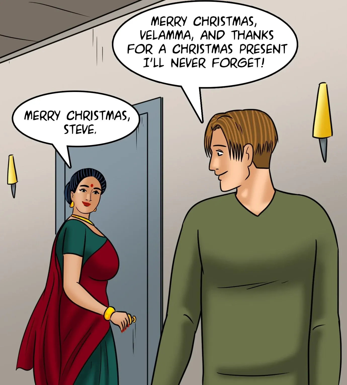 Velamma All Episodes Comics - 110 . Velamma - Episode 110 - Merry Christmas! - Page 145