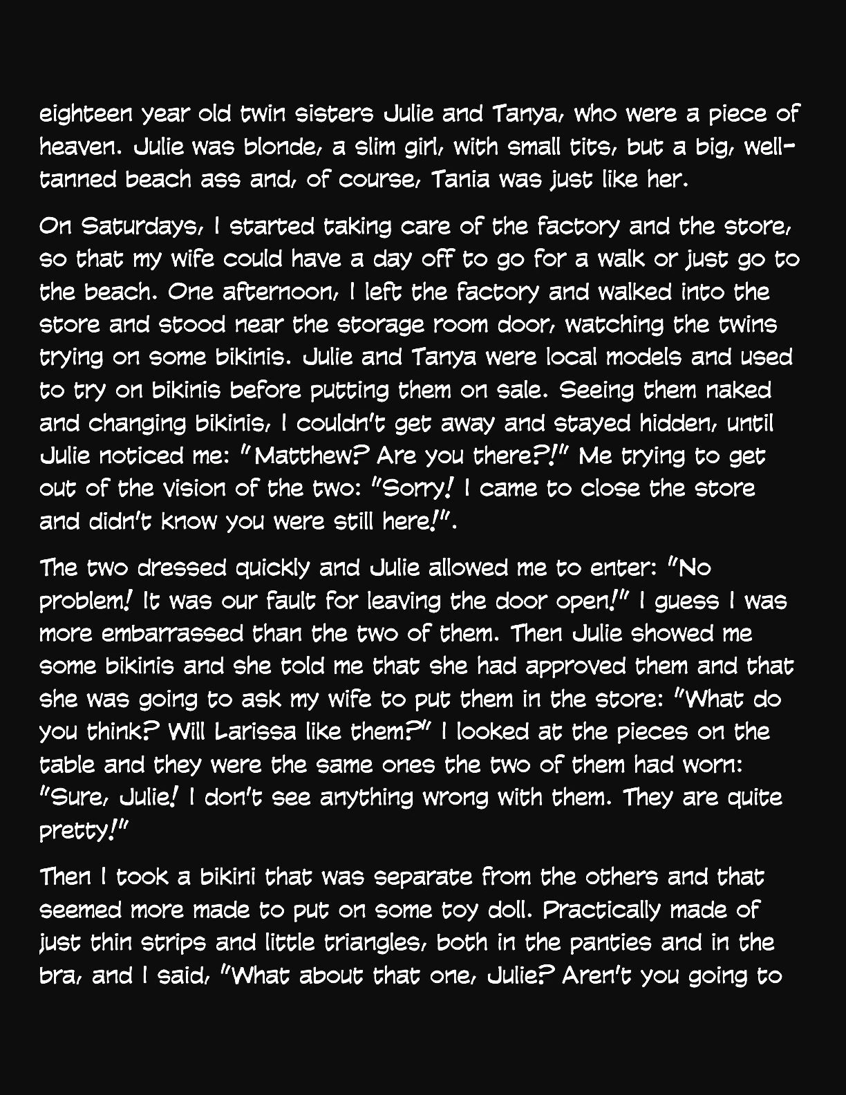 Animated Tales [WC | TF] - THE TWIN SISTERS FROM THE BIKINI STORE - Page 2