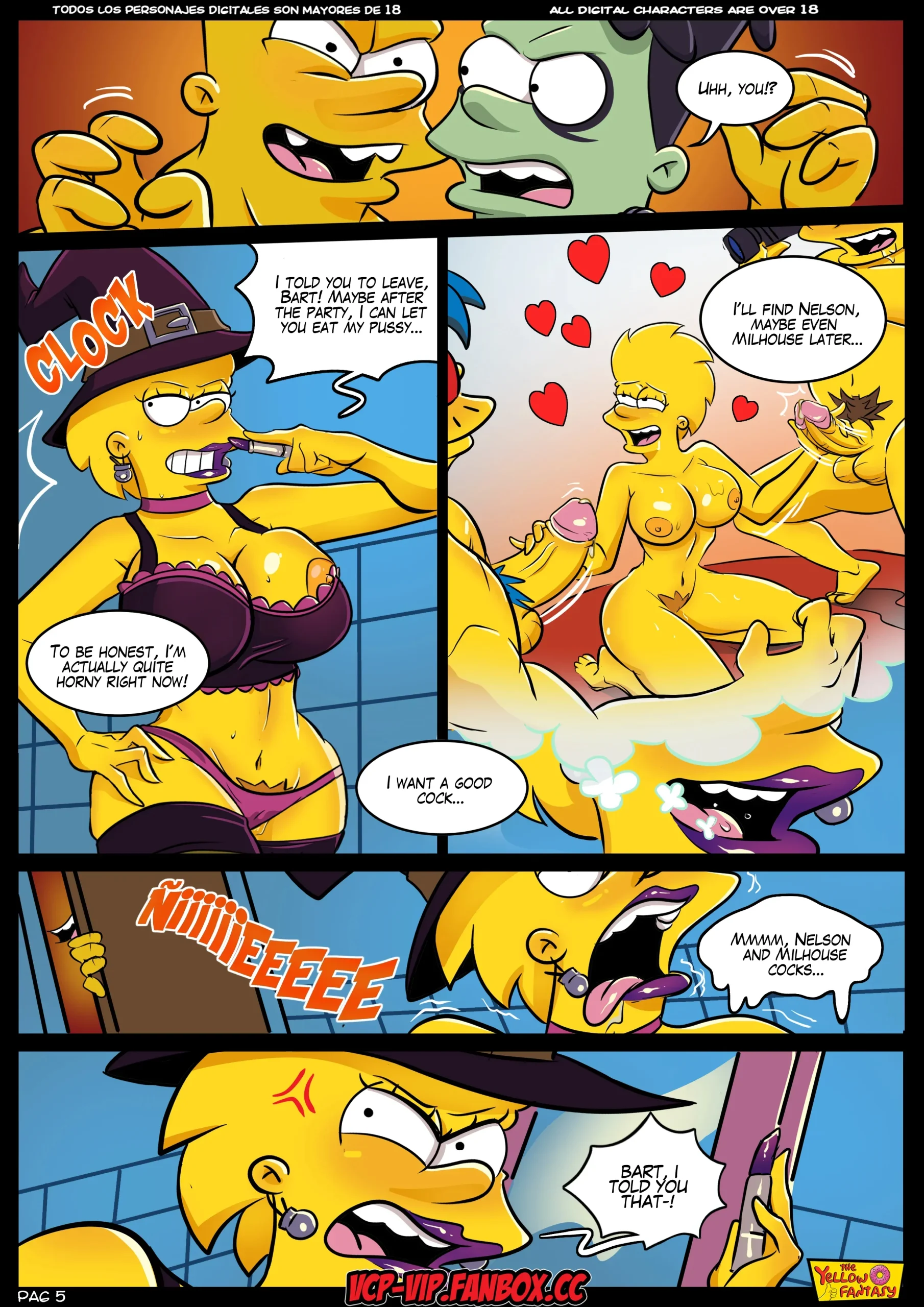 The Simpsons – TreeWhoreHouse of Horror [Yellow Fantasy] - he Simpsons - TreeWhoreHouse of Horror - Page 6