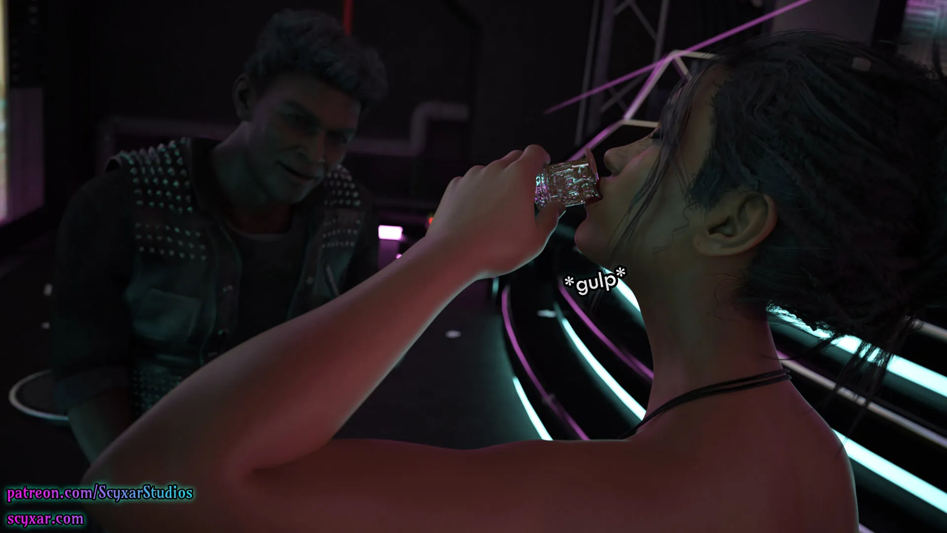 Once You Go Black, You Never Go Back (Cyberpunk) - 5 . Once You Go Black, You Never Go Back - Chapter 5 [Scyxar Studios] - Page 15