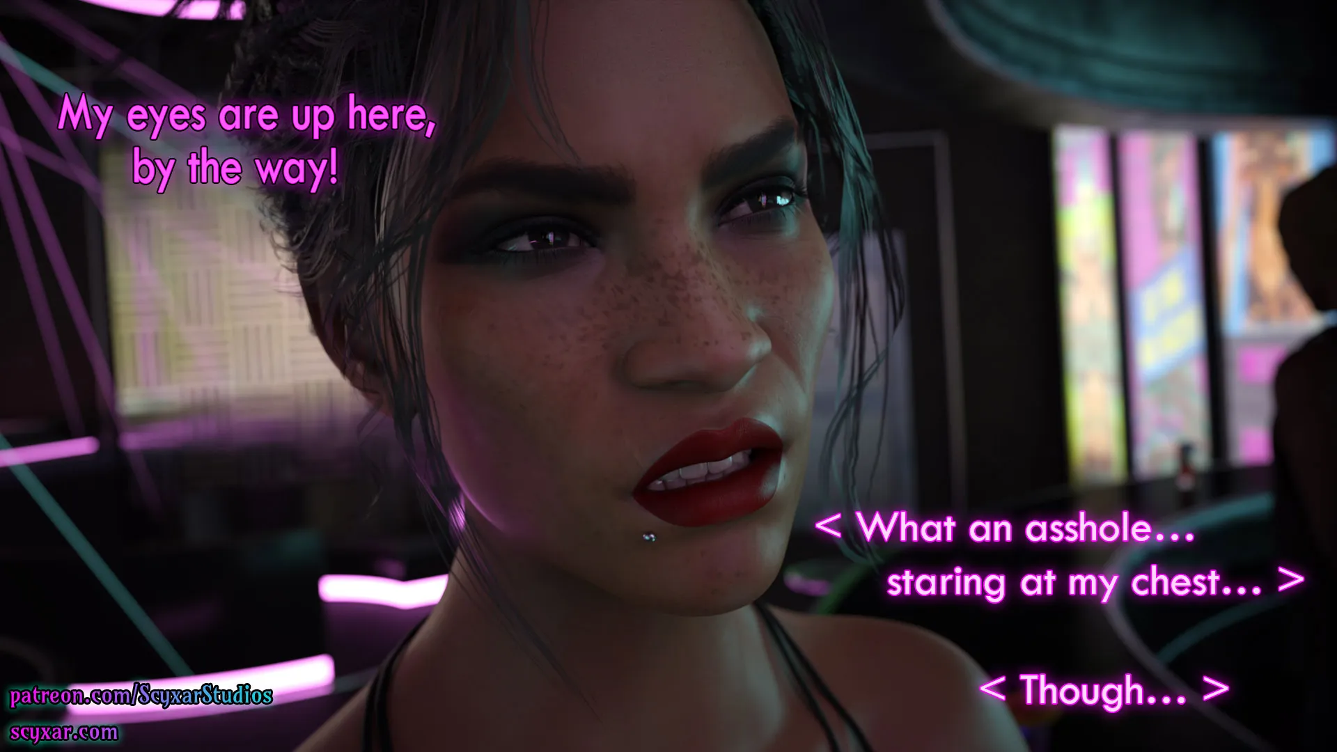 Once You Go Black, You Never Go Back (Cyberpunk) - 5 . Once You Go Black, You Never Go Back - Chapter 5 [Scyxar Studios] - Page 20