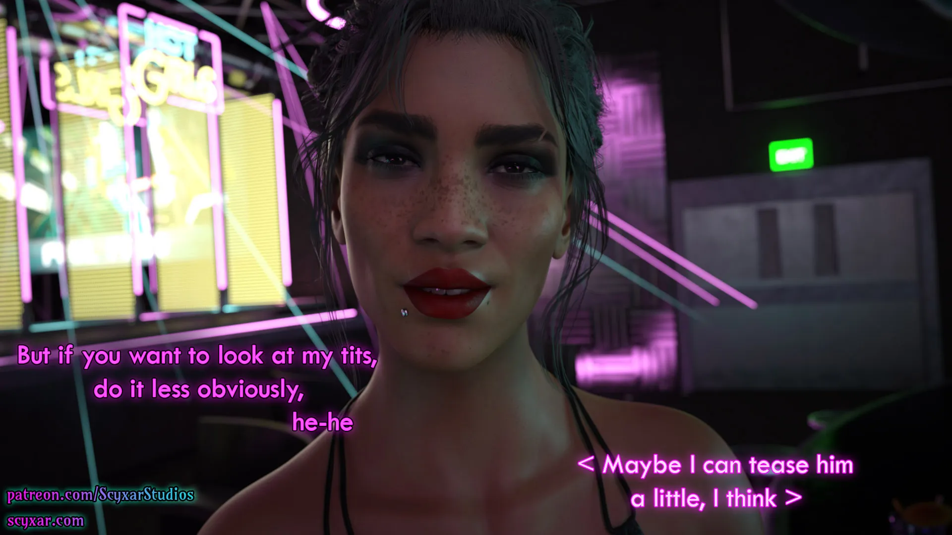 Once You Go Black, You Never Go Back (Cyberpunk) - 5 . Once You Go Black, You Never Go Back - Chapter 5 [Scyxar Studios] - Page 21