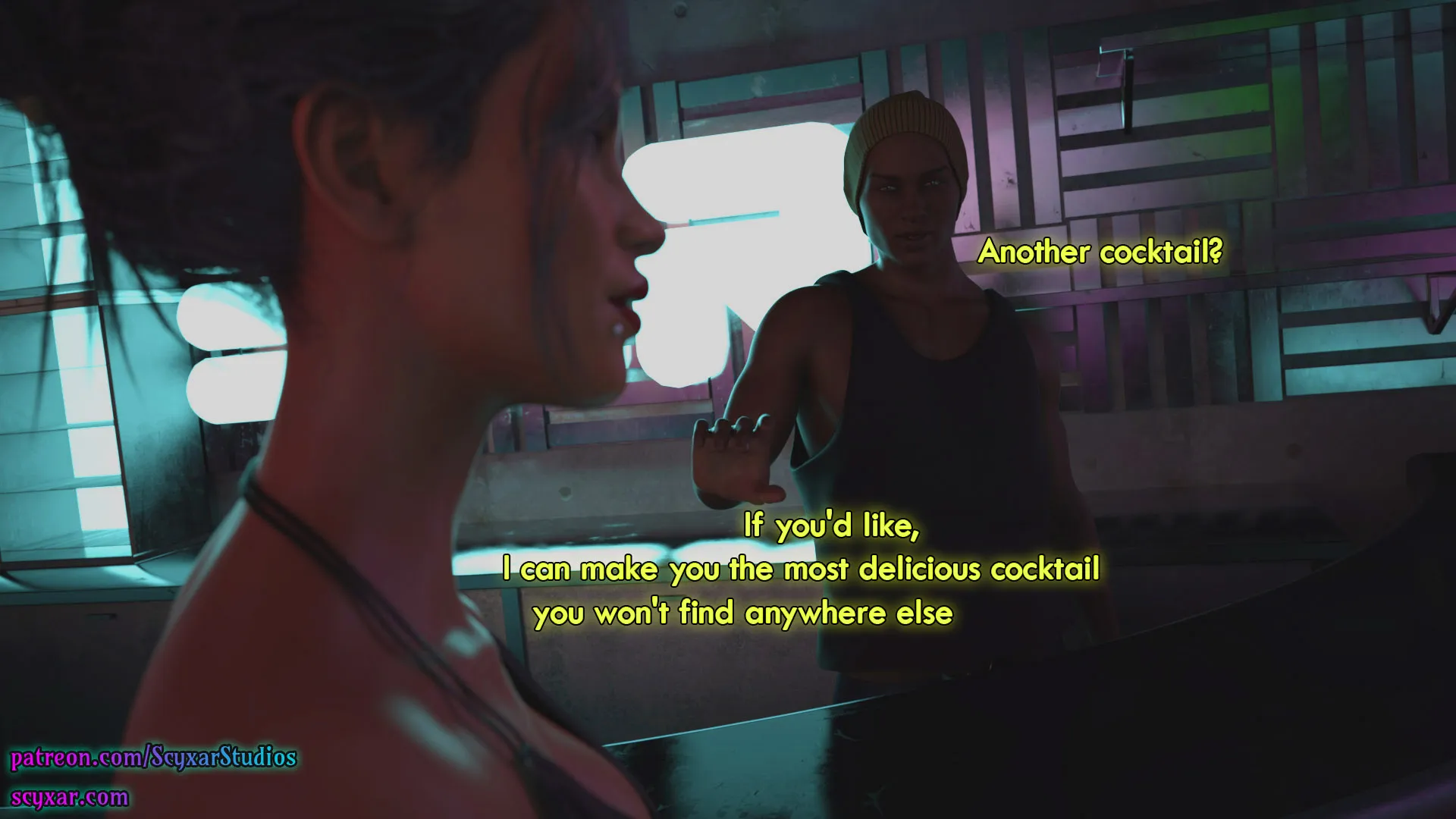 Once You Go Black, You Never Go Back (Cyberpunk) - 5 . Once You Go Black, You Never Go Back - Chapter 5 [Scyxar Studios] - Page 22