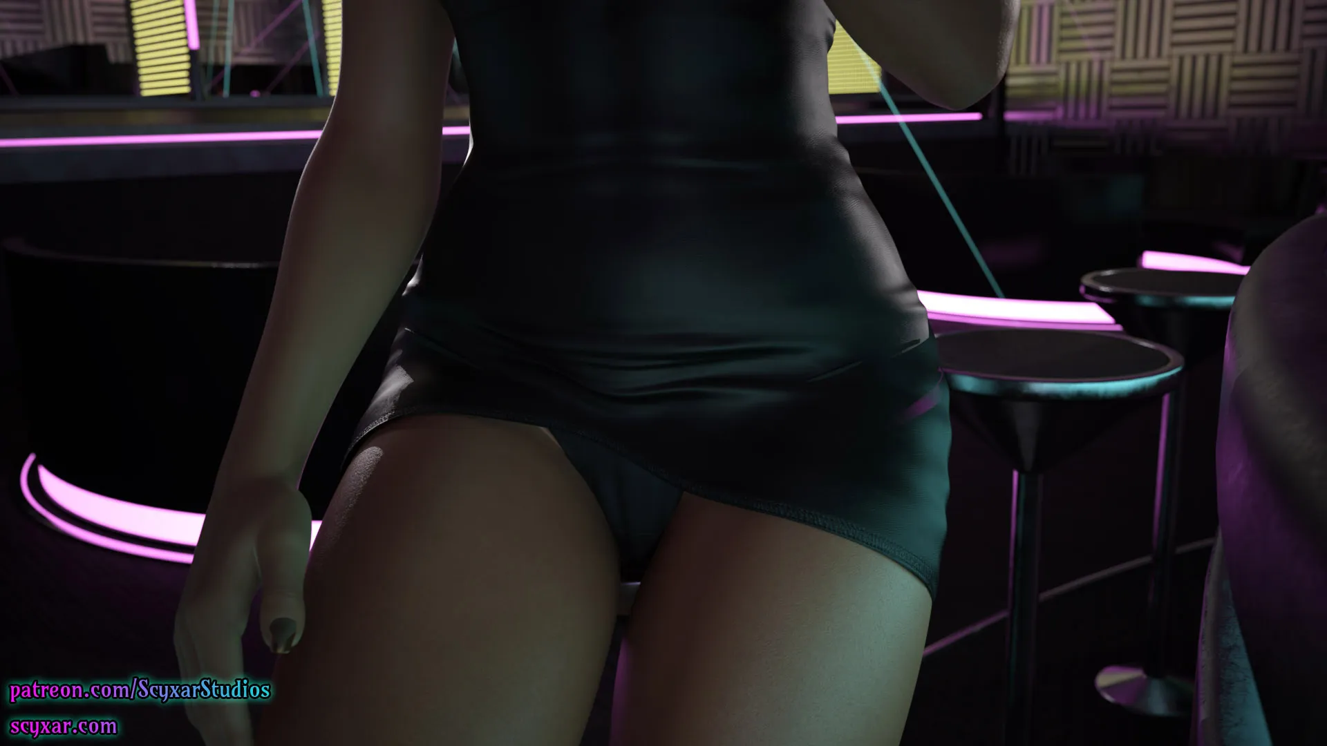 Once You Go Black, You Never Go Back (Cyberpunk) - 5 . Once You Go Black, You Never Go Back - Chapter 5 [Scyxar Studios] - Page 36