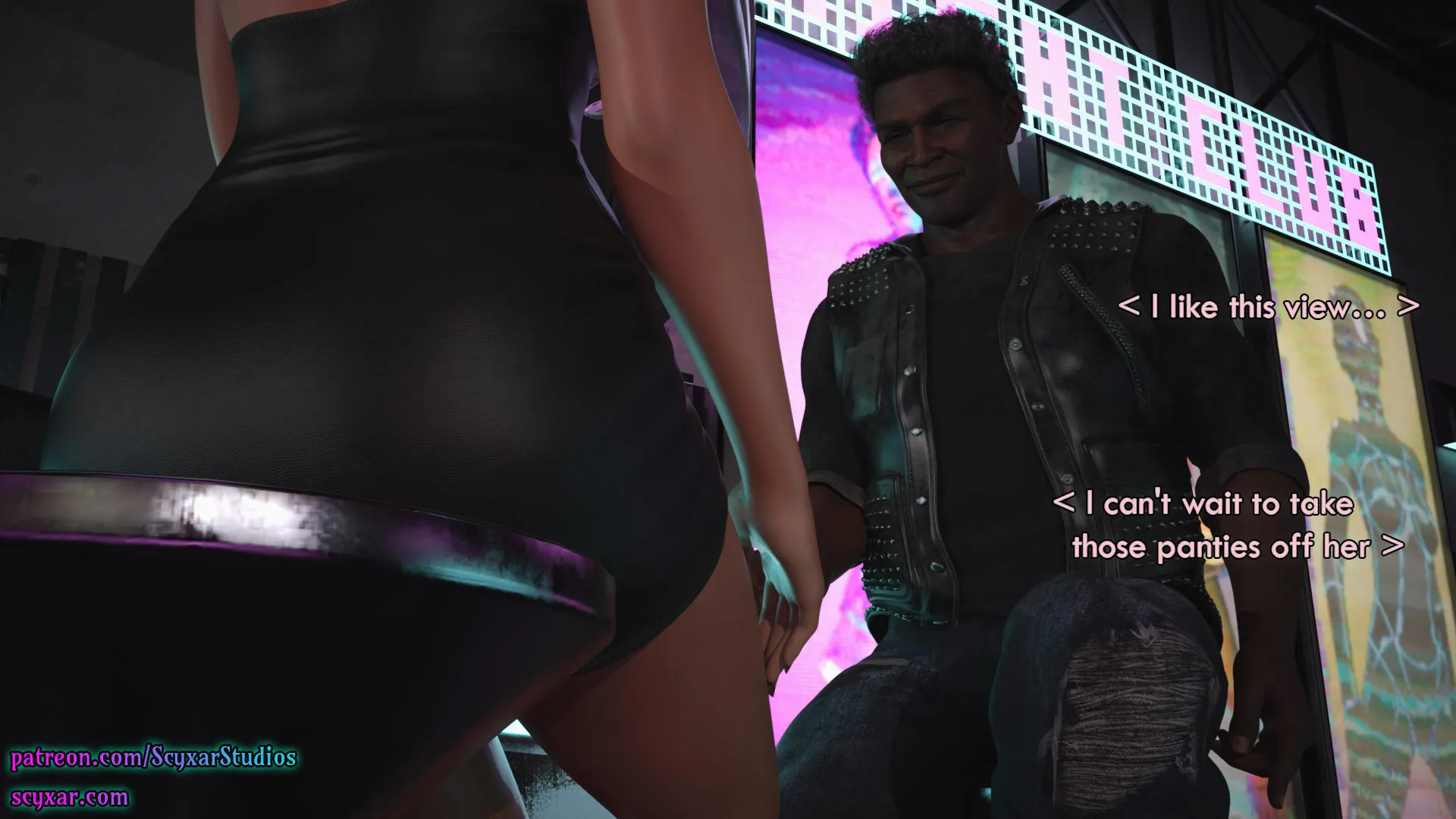 Once You Go Black, You Never Go Back (Cyberpunk) - 5 . Once You Go Black, You Never Go Back - Chapter 5 [Scyxar Studios] - Page 37