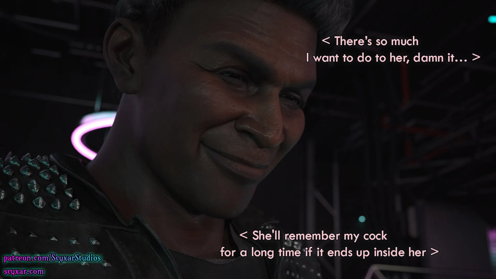 Once You Go Black, You Never Go Back (Cyberpunk) - 5 . Once You Go Black, You Never Go Back - Chapter 5 [Scyxar Studios] - Page 38