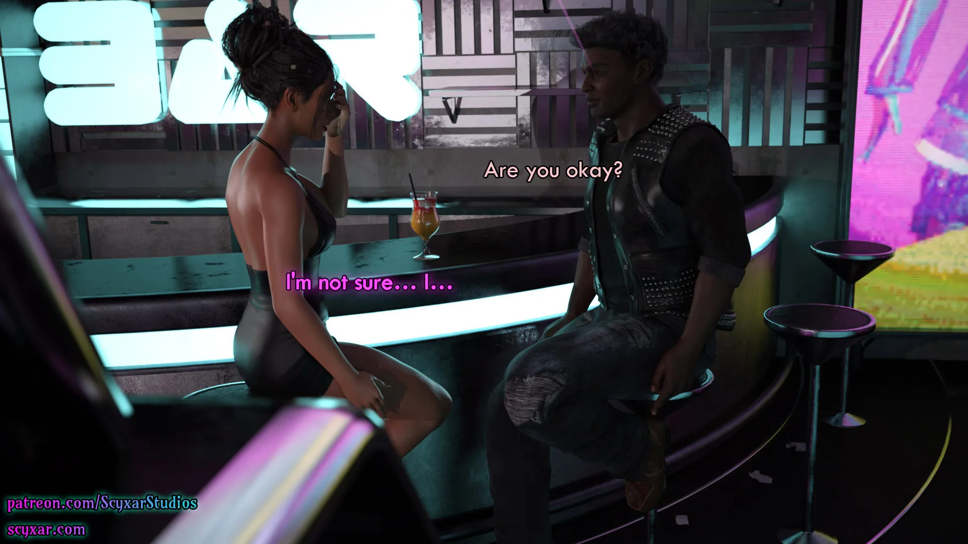 Once You Go Black, You Never Go Back (Cyberpunk) - 5 . Once You Go Black, You Never Go Back - Chapter 5 [Scyxar Studios] - Page 43