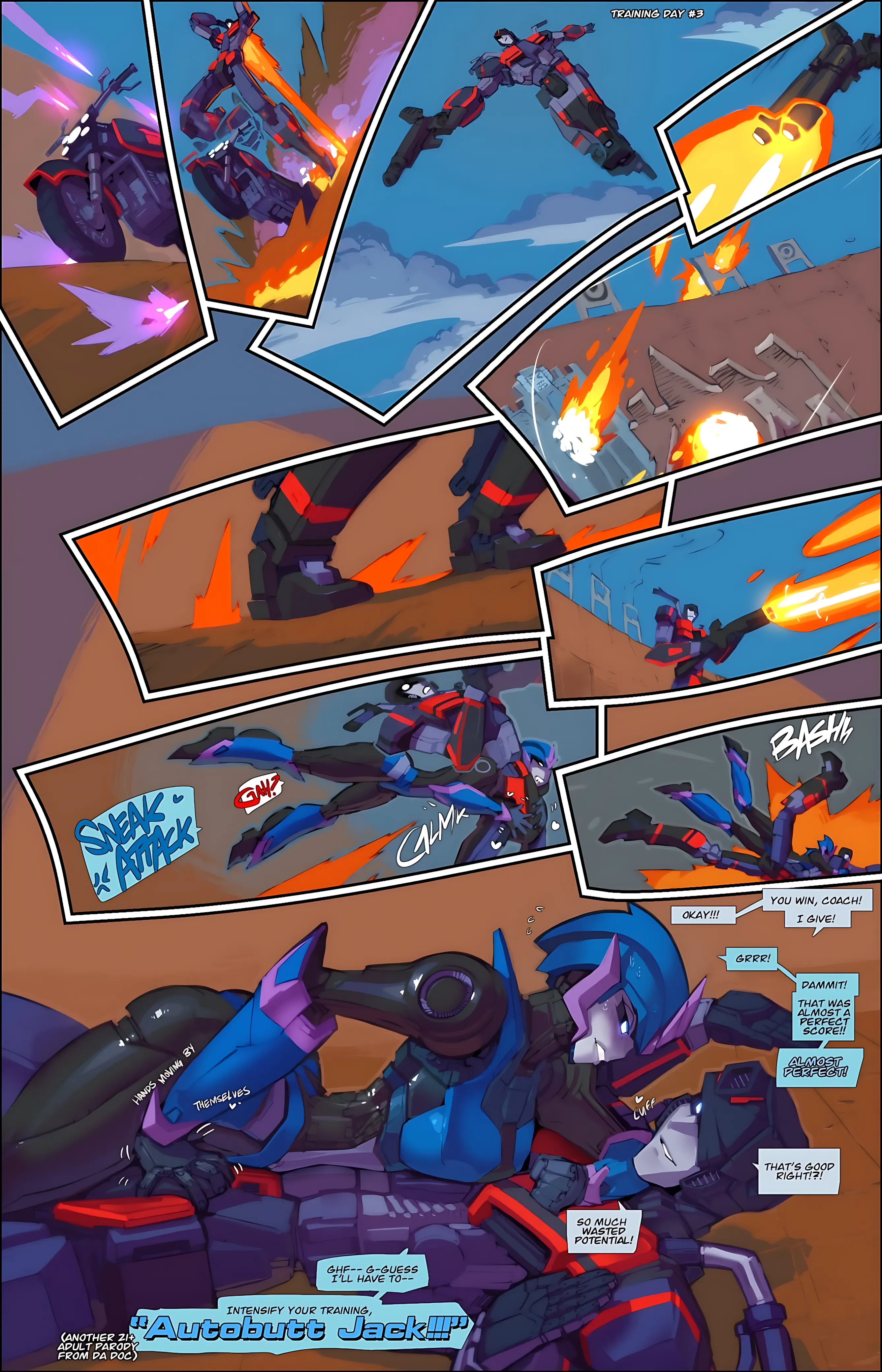 Jack X Arcee: “Autobutt Jack” - 1 . Jack X Arcee: "Autobutt Jack" (Transformer) [Fred Perry] - Page 2