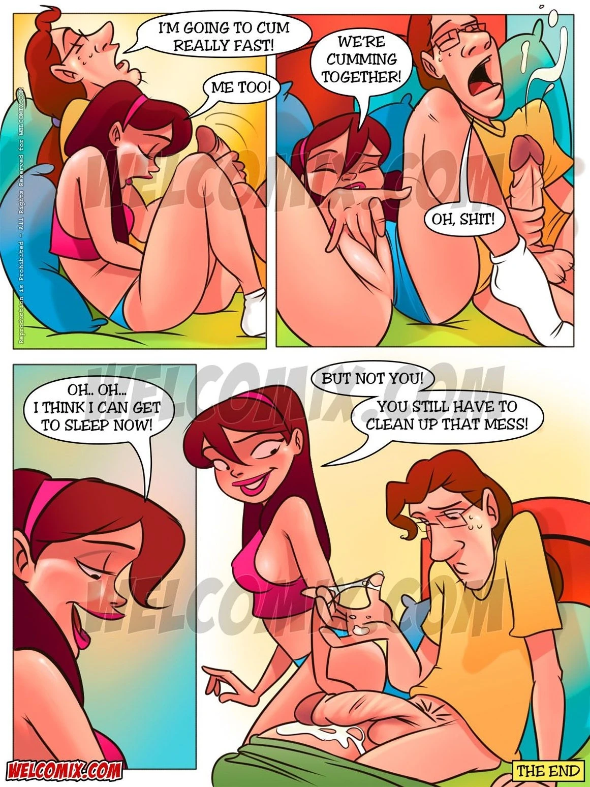 Naughty Fam [WC | TF] - 8 . Naughty Fam - Spying Behind The Door - Chapter 8 [WC - TF] - Page 12