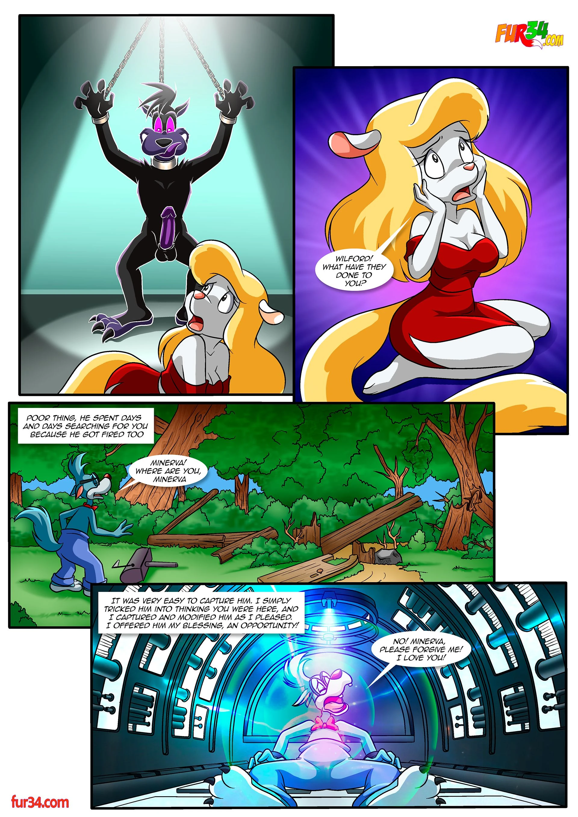 Minerva Mink: Out of Service! (Animaniacs) [Palcomix] - 1 . Minerva Mink: Out of Service! - (Animaniacs) [Palcomix] - Page 12