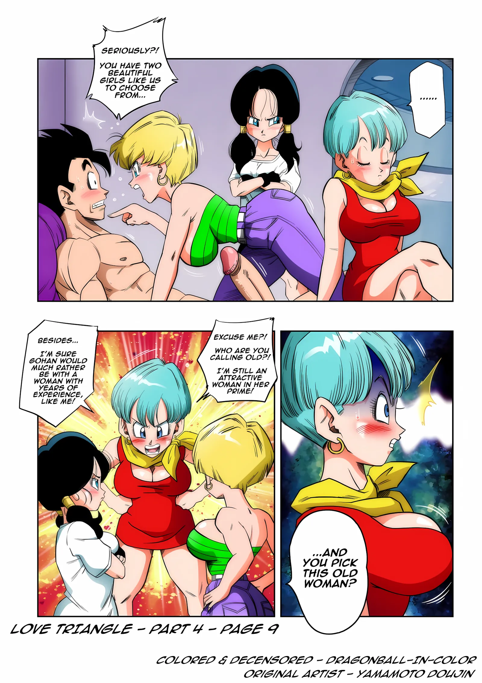 Love Triangle – Dragon Ball Z - 4. Love Triangle -Part 4 [Yamamoto] - Page 9
