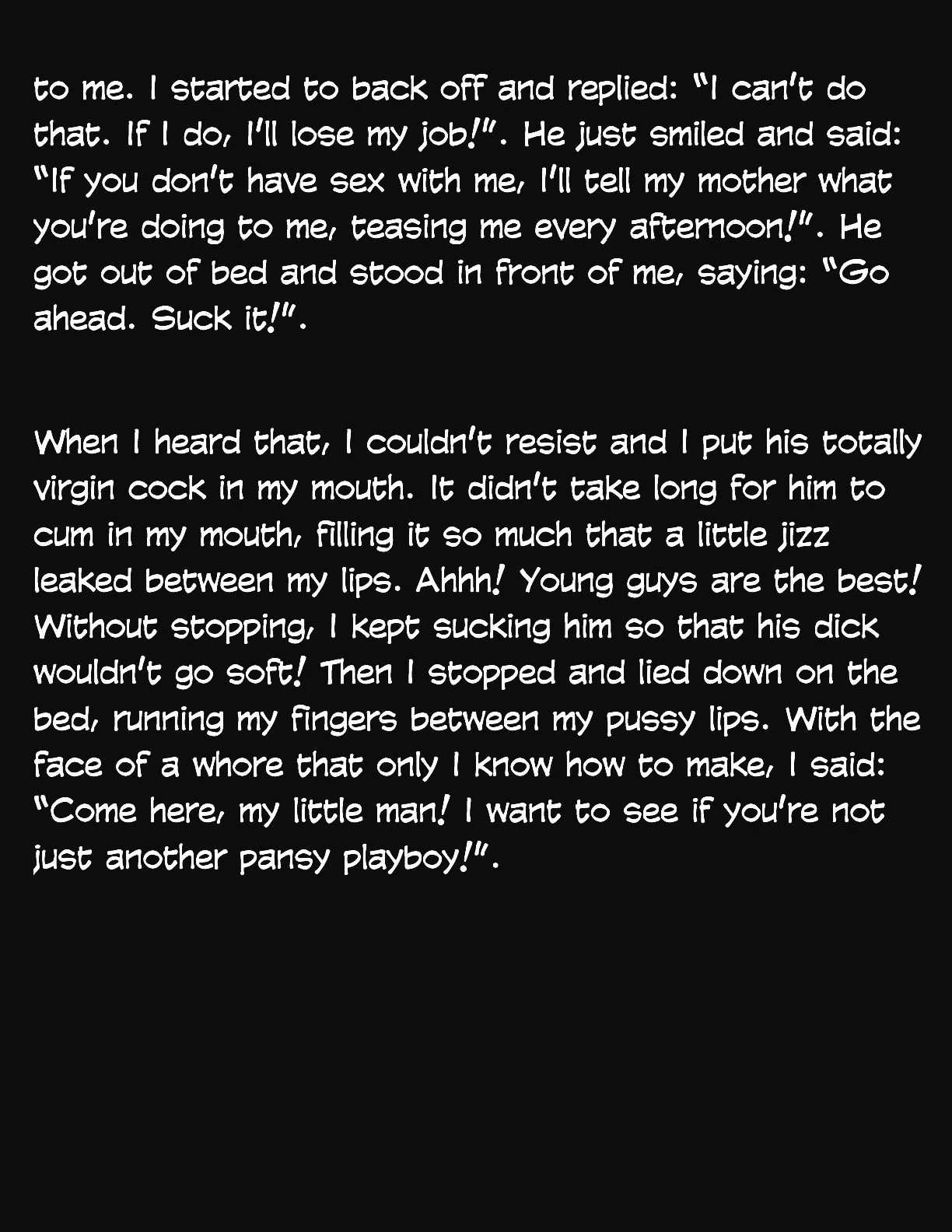 Animated Tales [WC | TF] - THE BABYSITTER YOU ALWAYS WANTED - Page 8