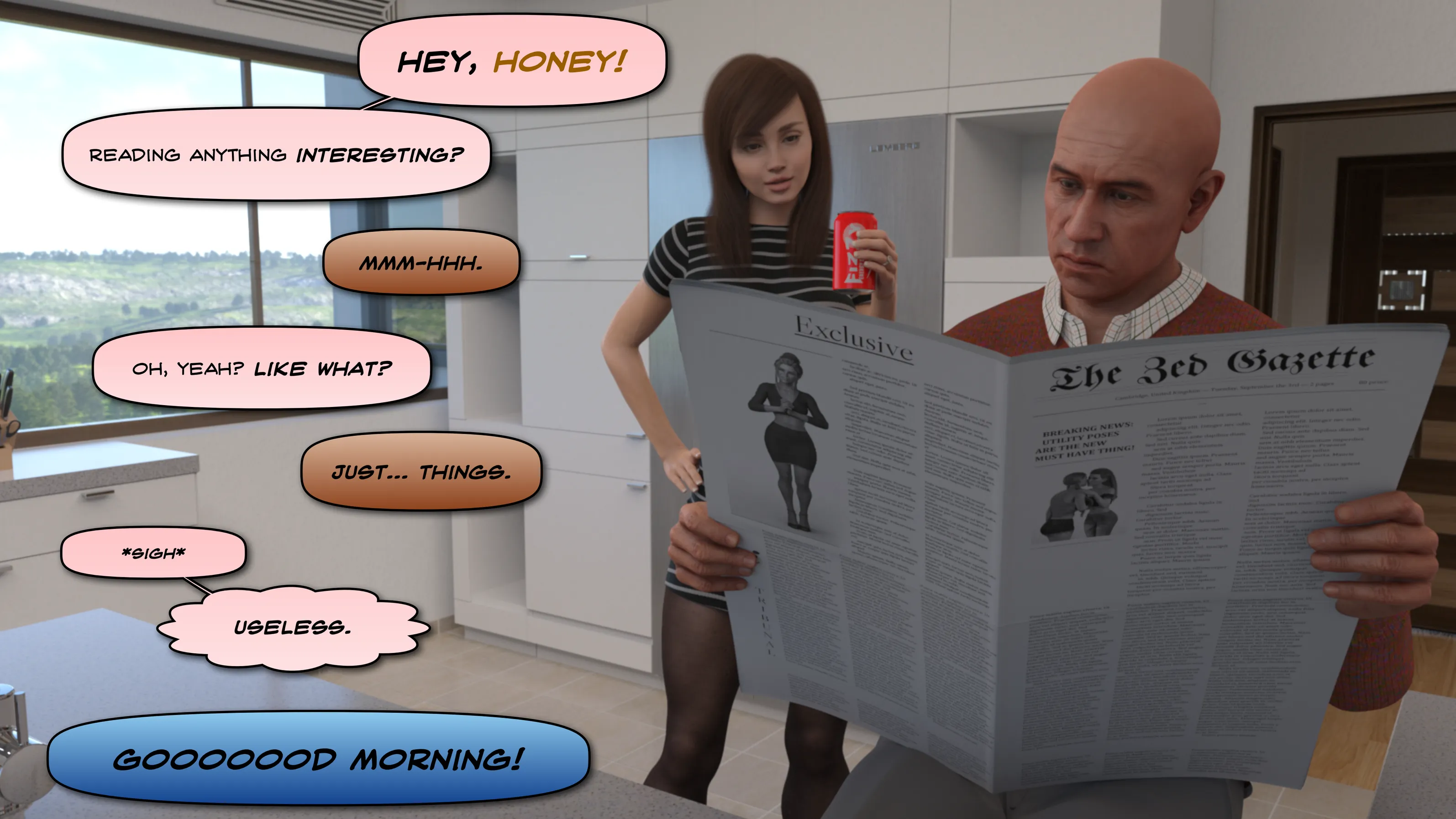 Wicked Pervert with a Big Cock! - 2 . Wicked Pervert with a Big Cock! - Chapter 2 [3DK-x] - Page 3