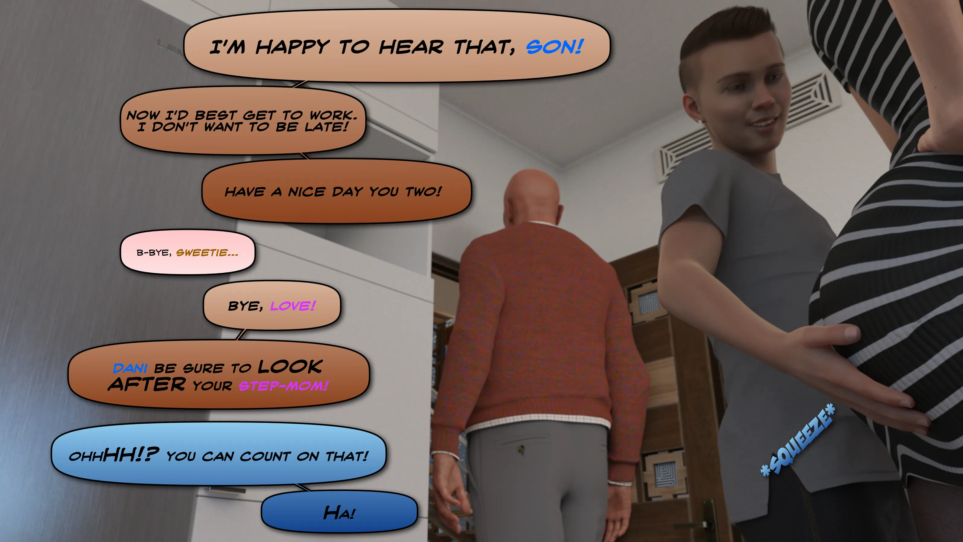 Wicked Pervert with a Big Cock! - 2 . Wicked Pervert with a Big Cock! - Chapter 2 [3DK-x] - Page 7