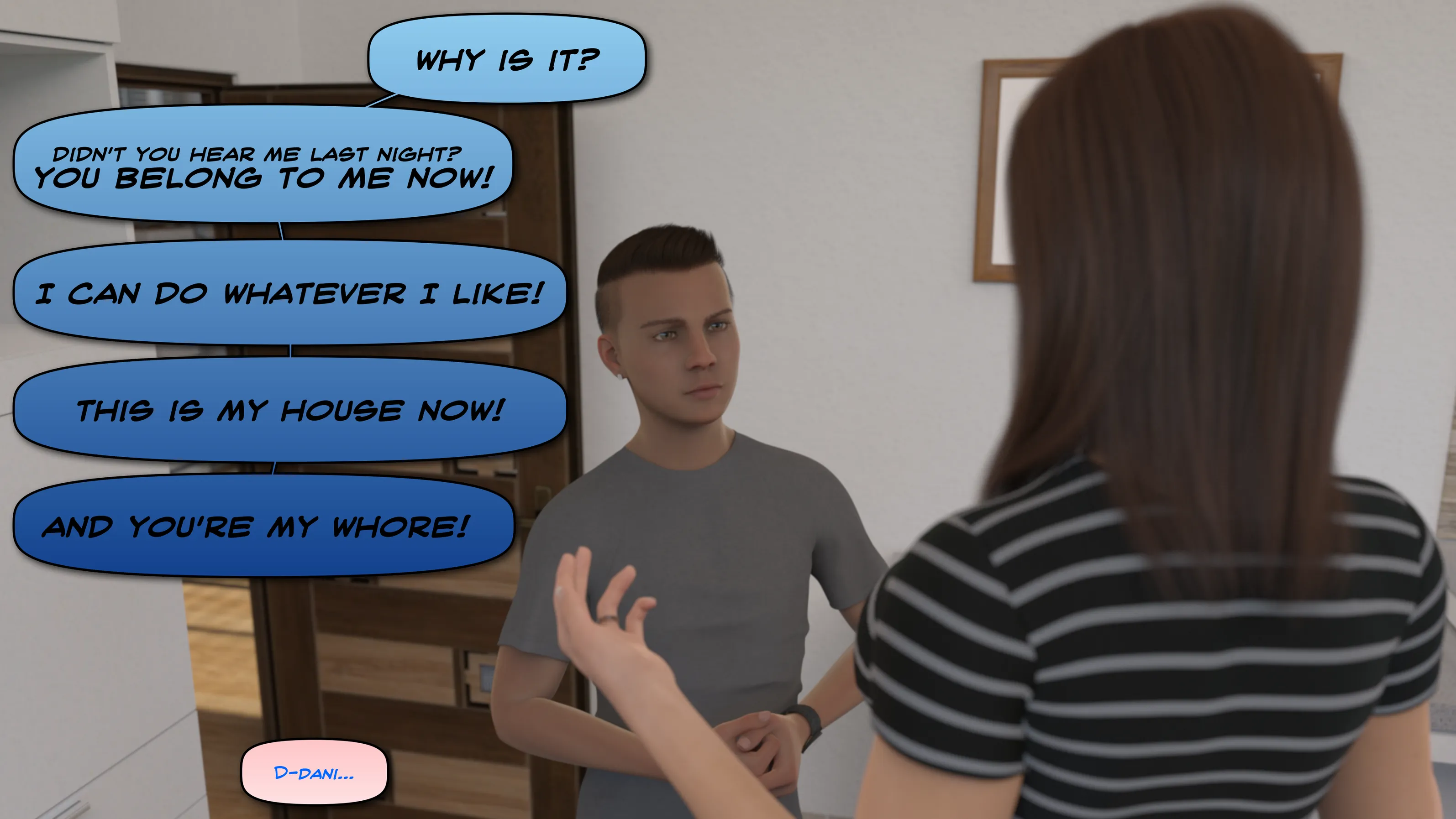 Wicked Pervert with a Big Cock! - 2 . Wicked Pervert with a Big Cock! - Chapter 2 [3DK-x] - Page 9