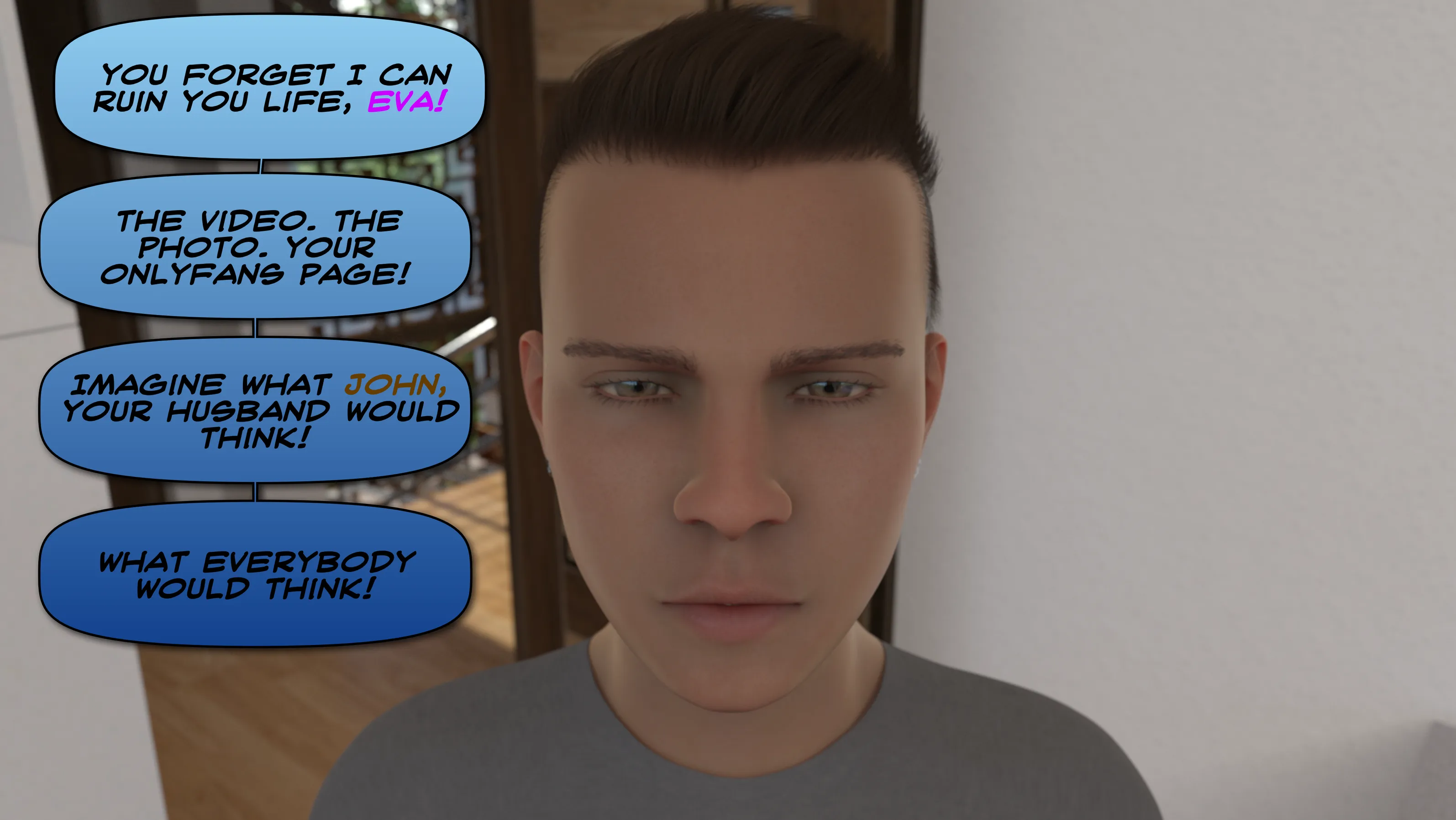 Wicked Pervert with a Big Cock! - 2 . Wicked Pervert with a Big Cock! - Chapter 2 [3DK-x] - Page 15