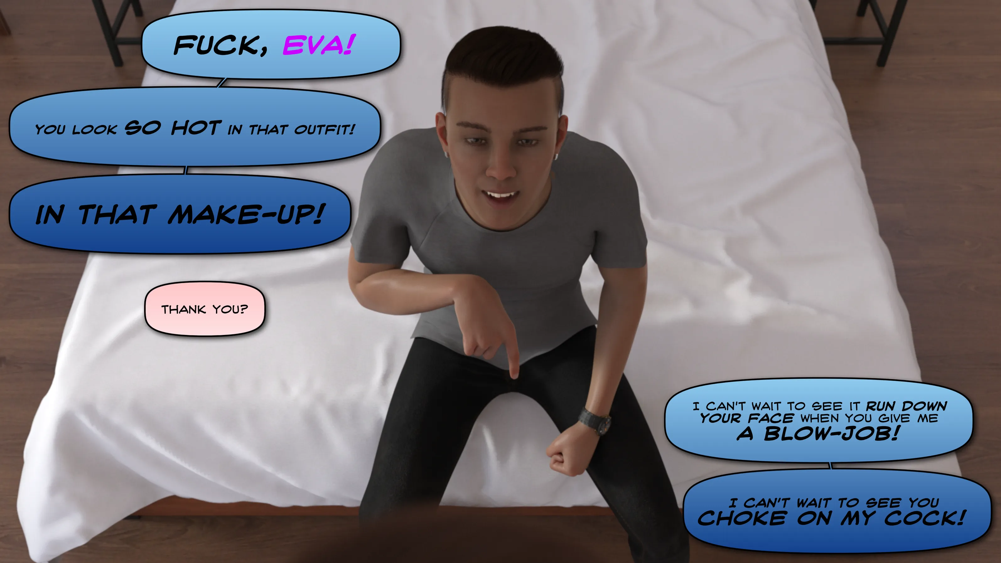 Wicked Pervert with a Big Cock! - 2 . Wicked Pervert with a Big Cock! - Chapter 2 [3DK-x] - Page 31