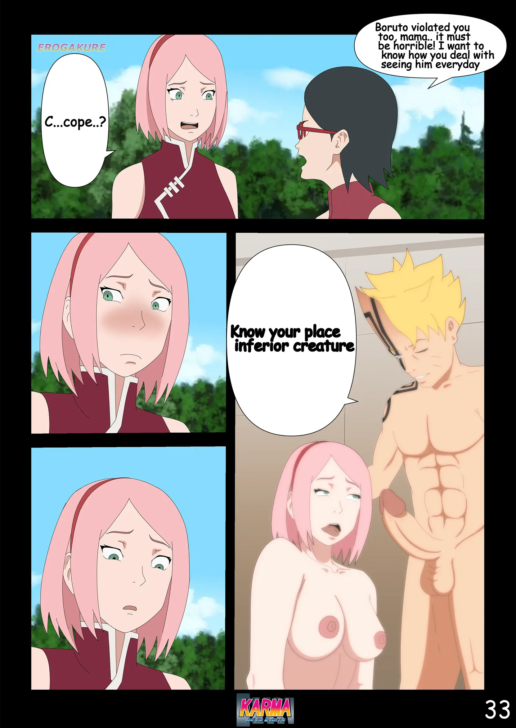 Karma and its Mysteries [Erogakure] - 3 . Karma and its Mysteries - Chapter 3 - Page 34