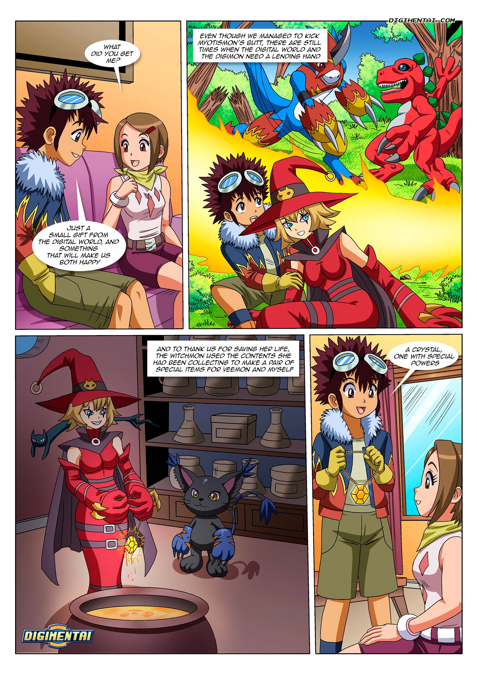 Hypnotic Fun (Digimon) [Palcomix] - Hypnotic Fun (Digimon) - Page 4