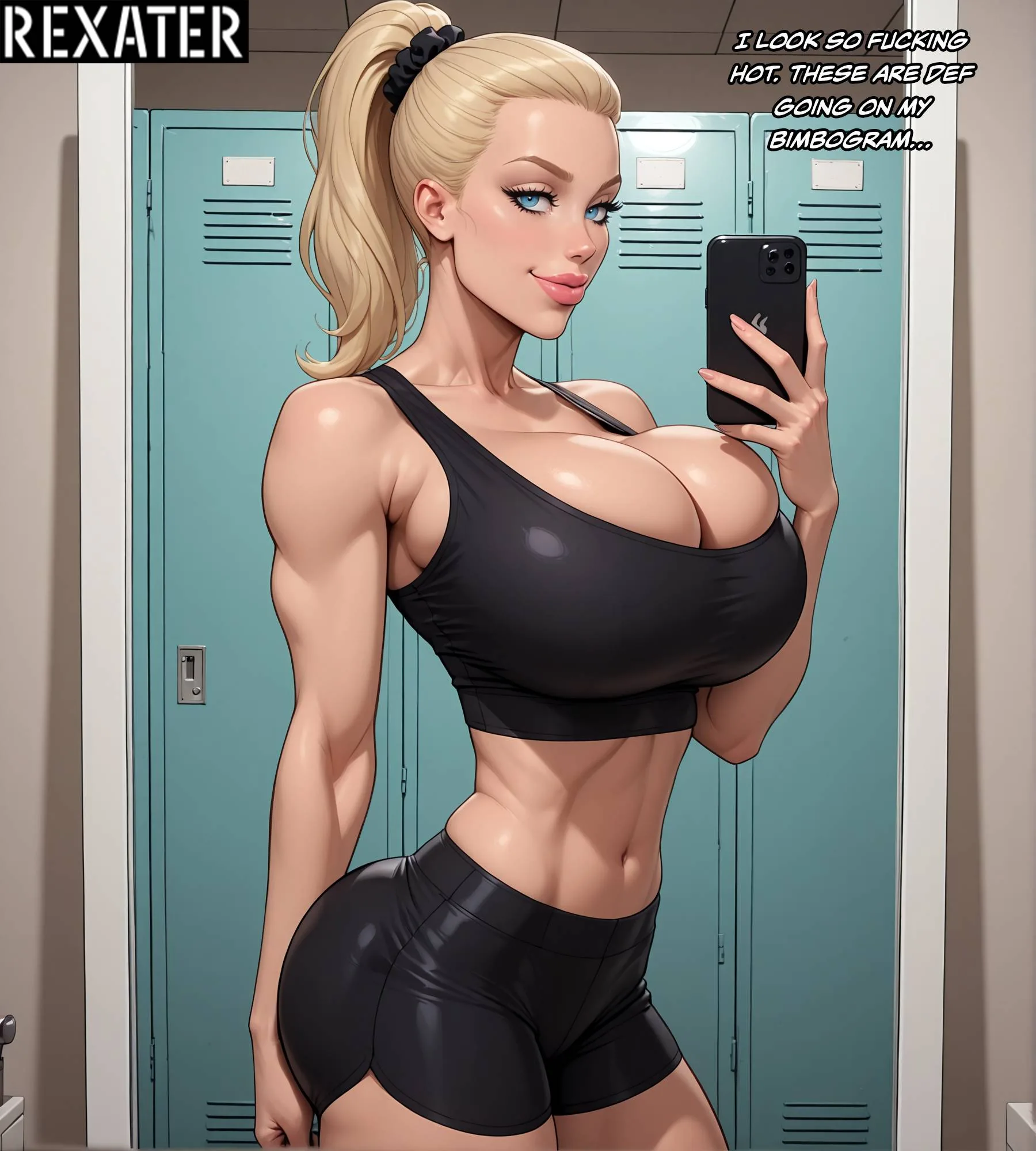 Serena Taking Care of Her Boys [Rexater’s Interracial] - Chrissy Workout Session - Page 4