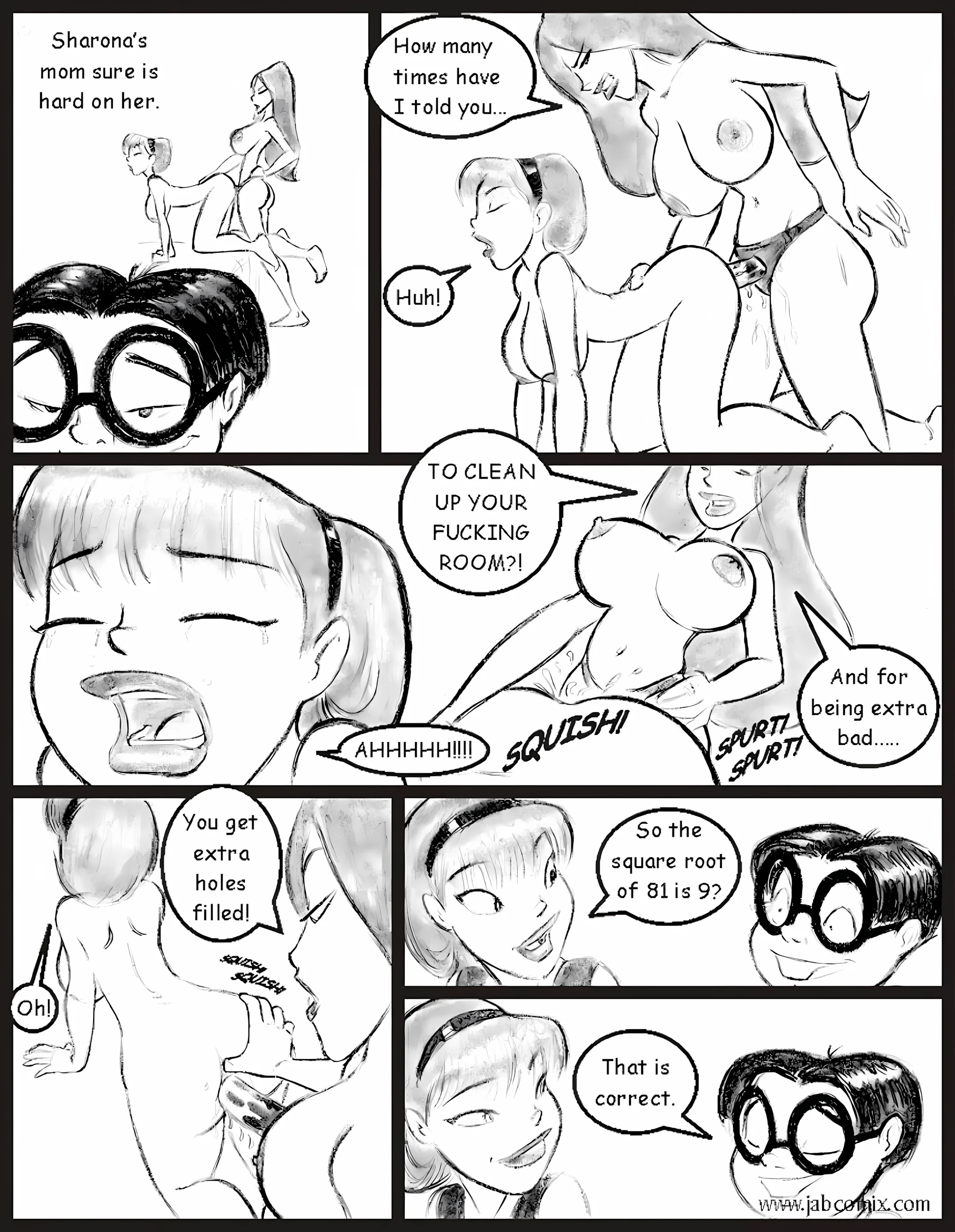 My Hot Ass Neighbor [JABComix] - 2 . My Hot Ass Neighbor - Tutoring - Chapter 2 - Page 7