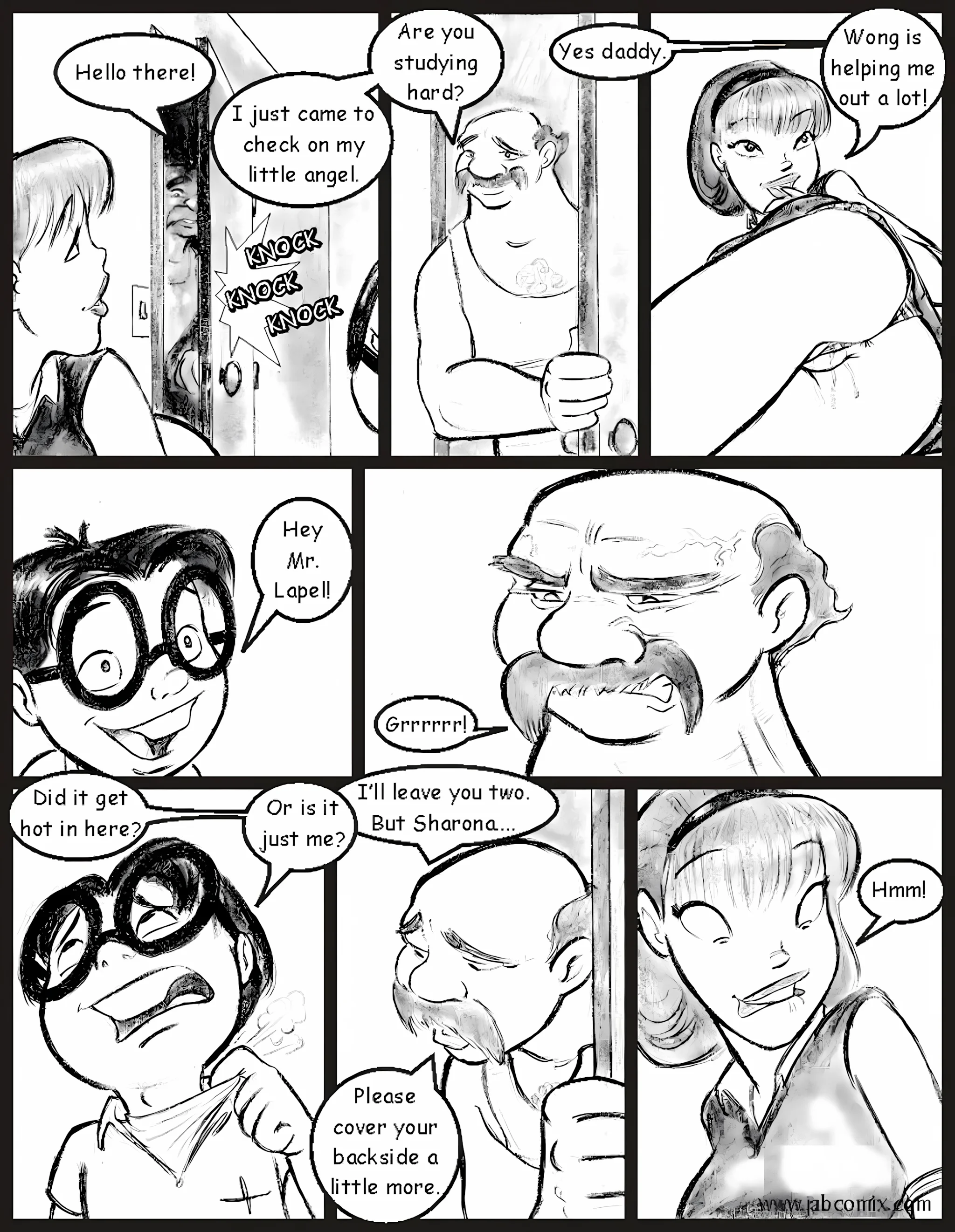 My Hot Ass Neighbor [JABComix] - 2 . My Hot Ass Neighbor - Tutoring - Chapter 2 - Page 8