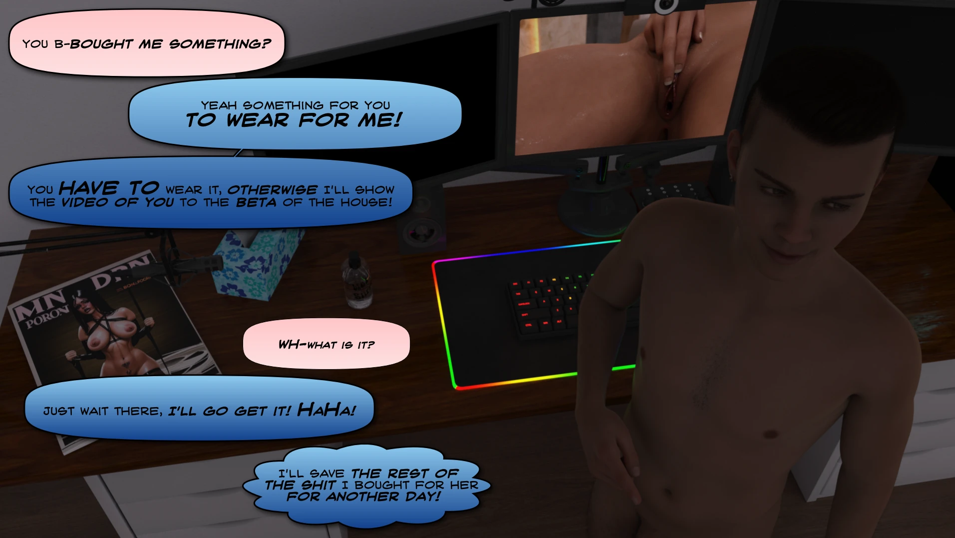 Wicked Pervert with a Big Cock! - 1.2 . Wicked Pervert with a Big Cock! - Chapter 1 Part 2 [3DK-x] - Page 17