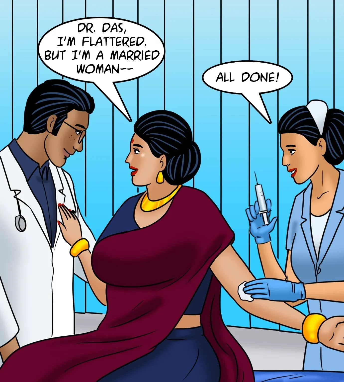 Velamma All Episodes Comics - 107 . Velamma - Episode 107 - A Prescription For Sex - Page 55