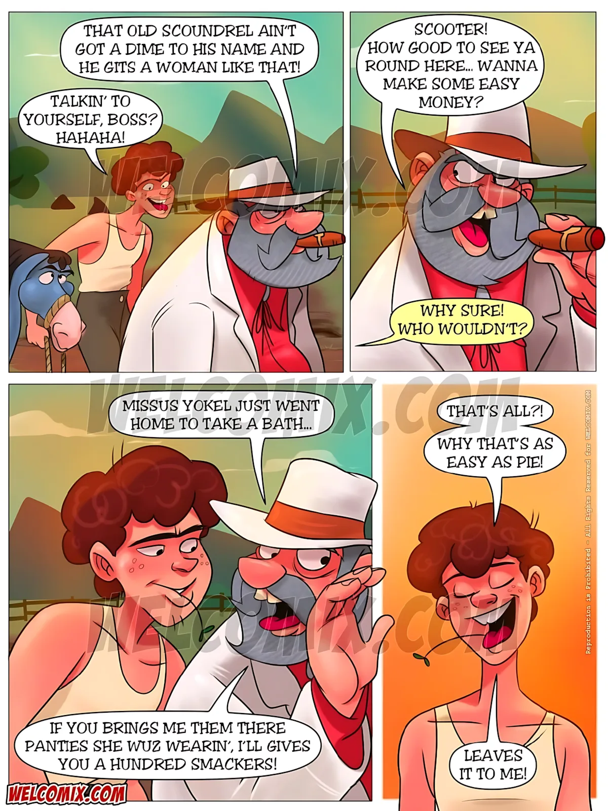 The Hillbilly Farm - 2 . The Hillbilly Farm - Mrs. Yokel's Panties - Chapter 2 [WC TF] - Page 3