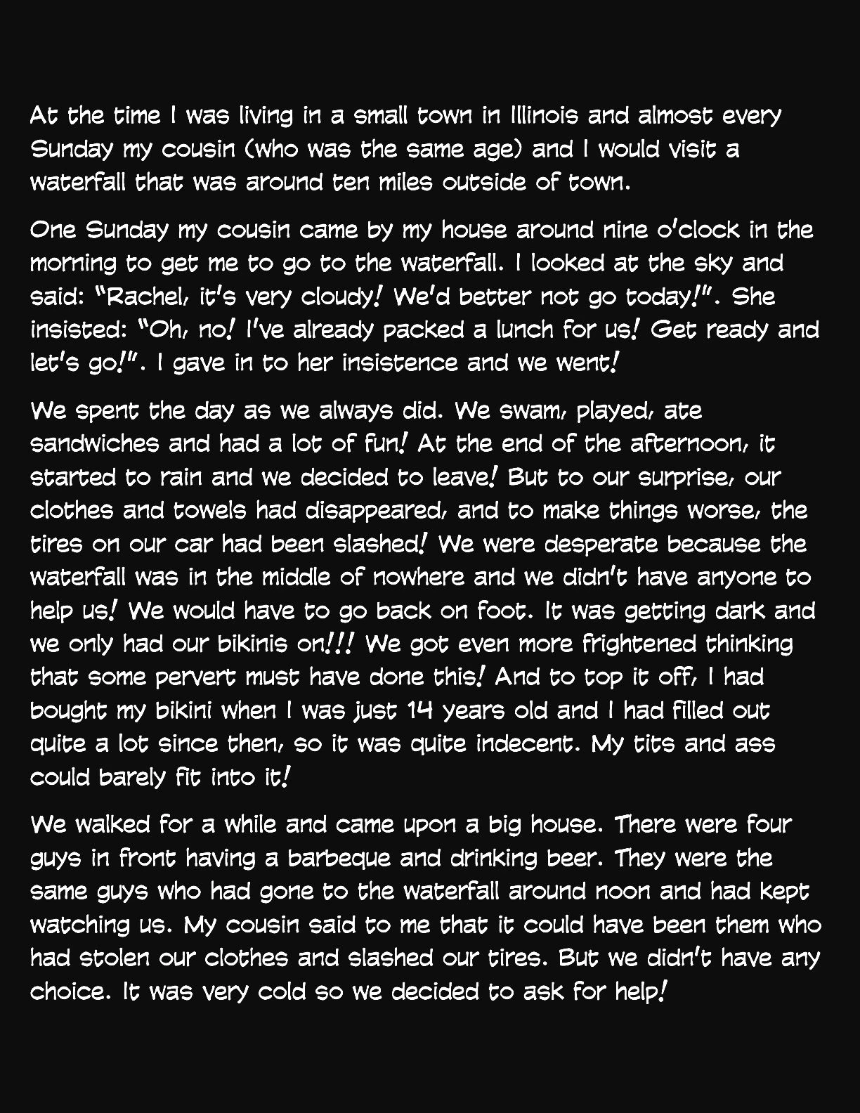 Animated Tales [WC | TF] - LOST AND WITHOUT CLOTHES AT THE WATERFALL - Page 2