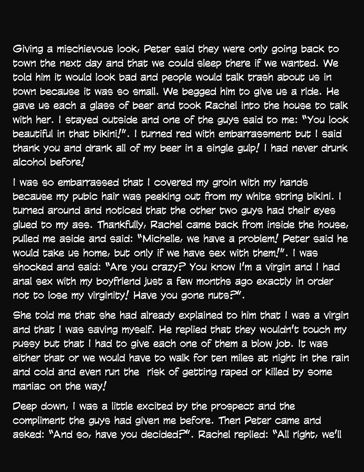 Animated Tales [WC | TF] - LOST AND WITHOUT CLOTHES AT THE WATERFALL - Page 4