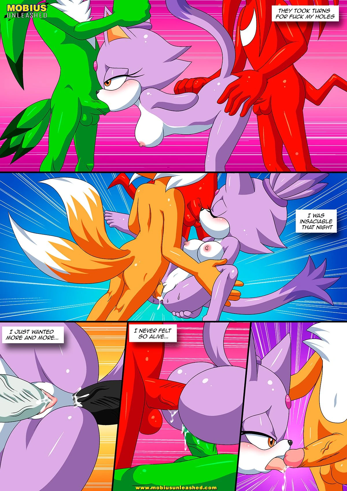 Burning Love (Sonic the Hedgehog) [Palcomix , Mobius Unleashed] - 1 . Burning Love - Chapter 1 (Sonic the Hedgehog) - Page 9