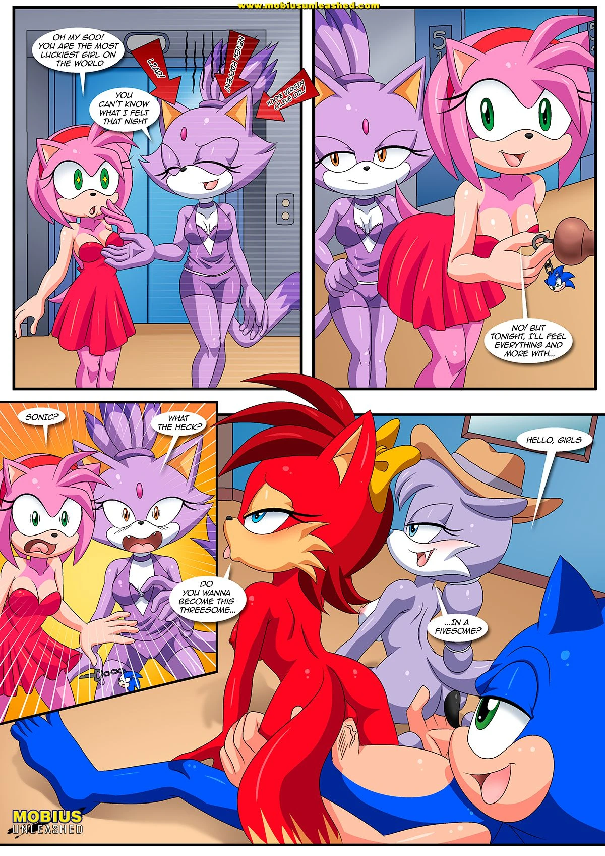 Burning Love (Sonic the Hedgehog) [Palcomix , Mobius Unleashed] - 1 . Burning Love - Chapter 1 (Sonic the Hedgehog) - Page 10