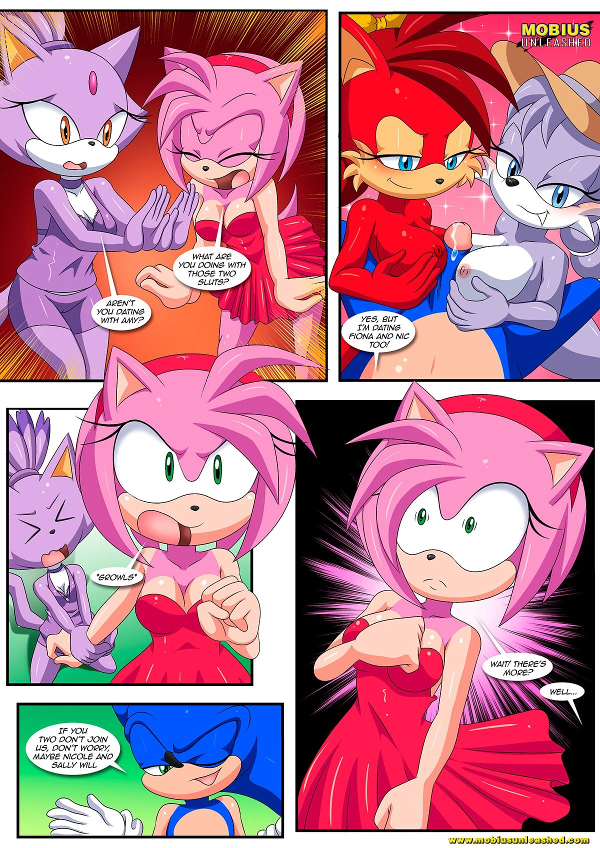 Burning Love (Sonic the Hedgehog) [Palcomix , Mobius Unleashed] - 1 . Burning Love - Chapter 1 (Sonic the Hedgehog) - Page 11