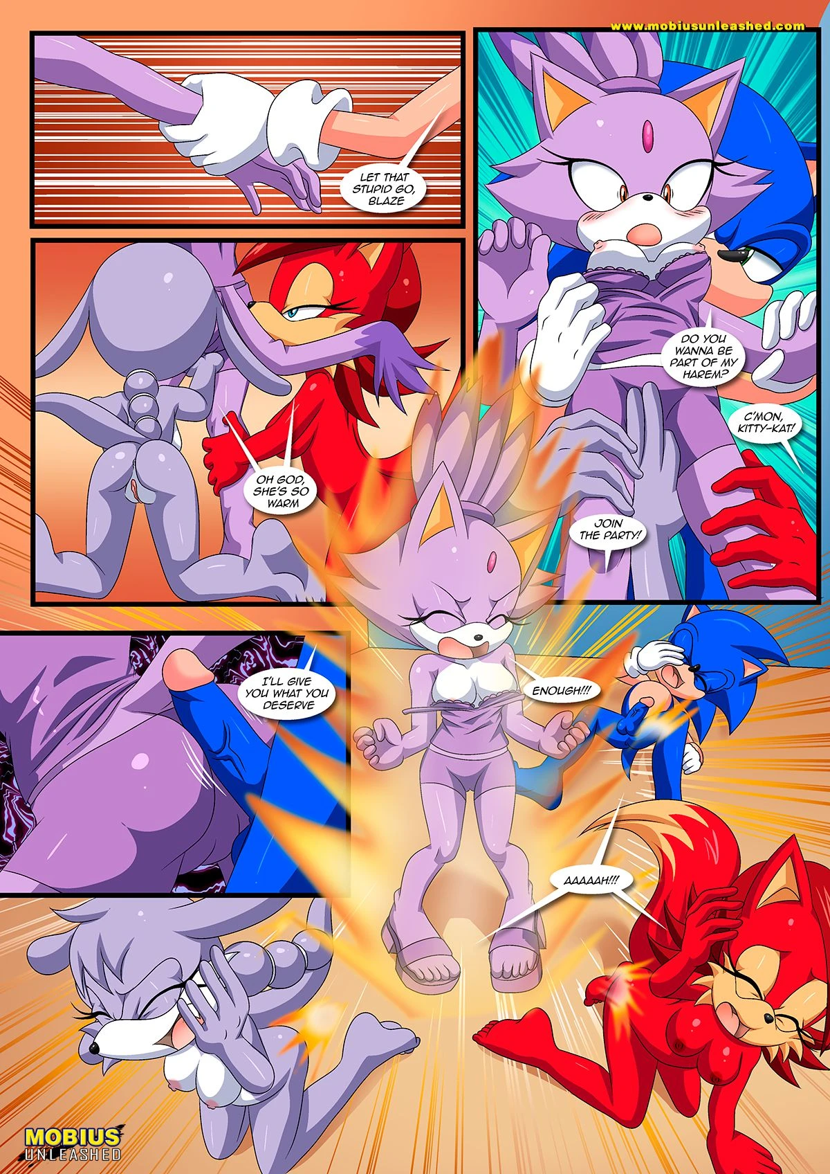 Burning Love (Sonic the Hedgehog) [Palcomix , Mobius Unleashed] - 1 . Burning Love - Chapter 1 (Sonic the Hedgehog) - Page 15