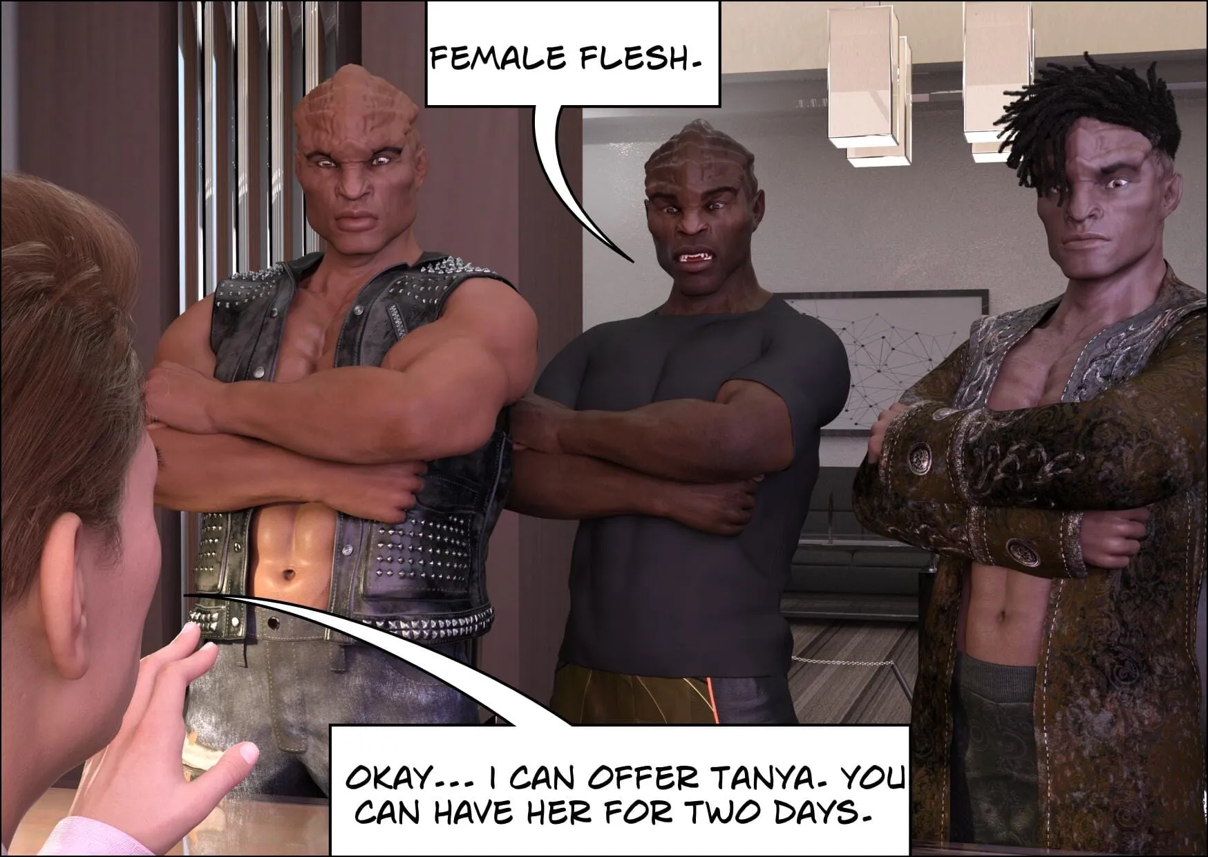 Tanya’s Wish – Alien Invasion [Mature3DComics] - 1 . Tanya's Wish | Alien Invasion - Chapter 1 - Page 3
