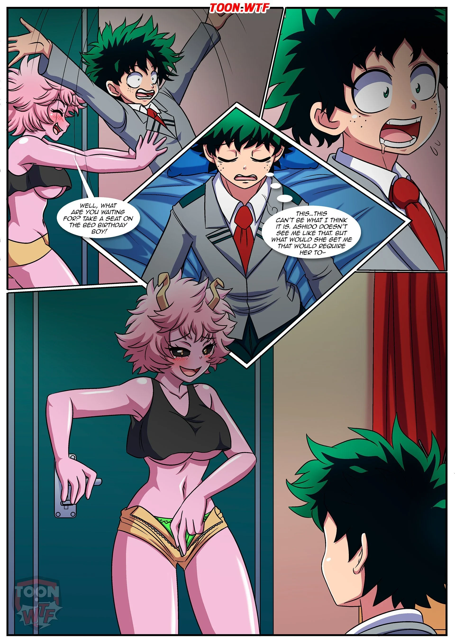 Let Me Unwrap Your Gift (My Hero Academia) [Palcomix] - 1 . Let Me Unwrap Your Gift - (My Hero Academia) [Palcomix] - Page 8