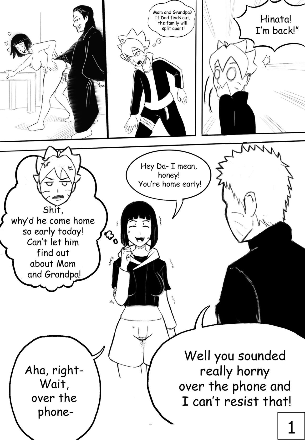 The Line between Son and Wife (Boruto) [Perver Zealot] - The Line between Son and Wife (Boruto) - Page 2
