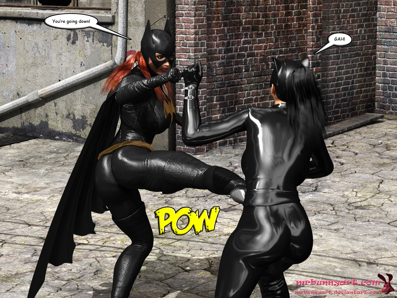 Batgirl vs Cain [MrBunnyArt] - Batgirl vs Cain - Page 14