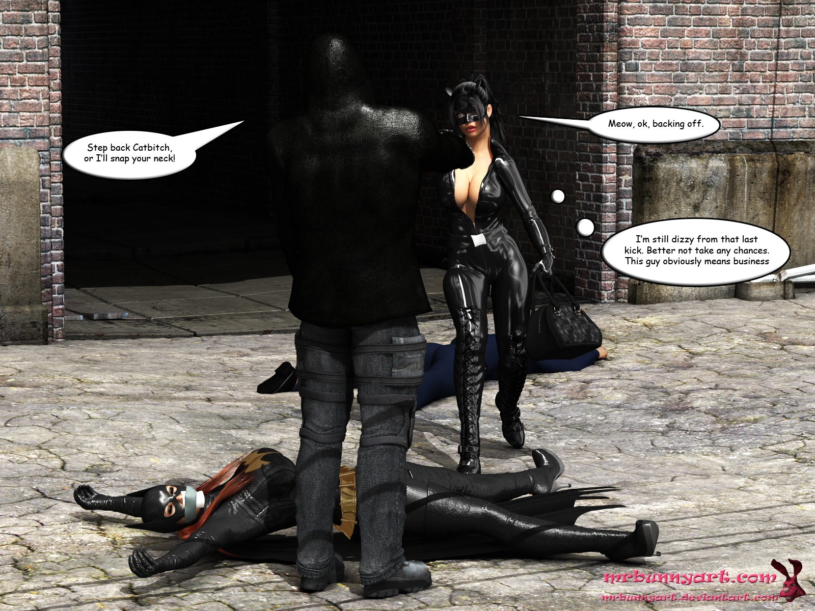 Batgirl vs Cain [MrBunnyArt] - Batgirl vs Cain - Page 21