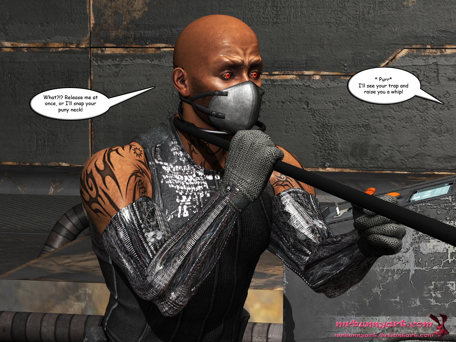 Batgirl vs Cain [MrBunnyArt] - Batgirl vs Cain - Page 56