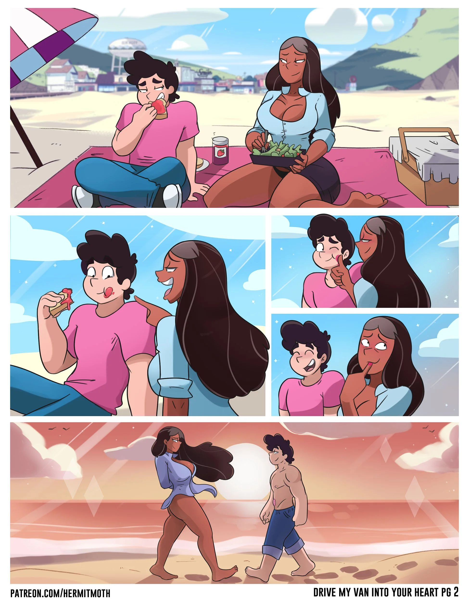 Drive My Van Into Your Heart (Steven Universe) - 1 . Drive My Van Into Your Heart - Chapter 1[Hermit Moth] - Page 2