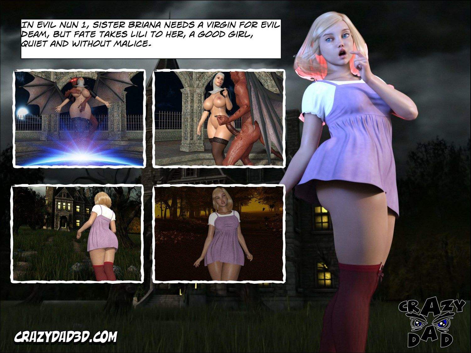 Evil Nun [CrazyDad3D] - 2. Evil Nun - Chapter 2 - Page 2