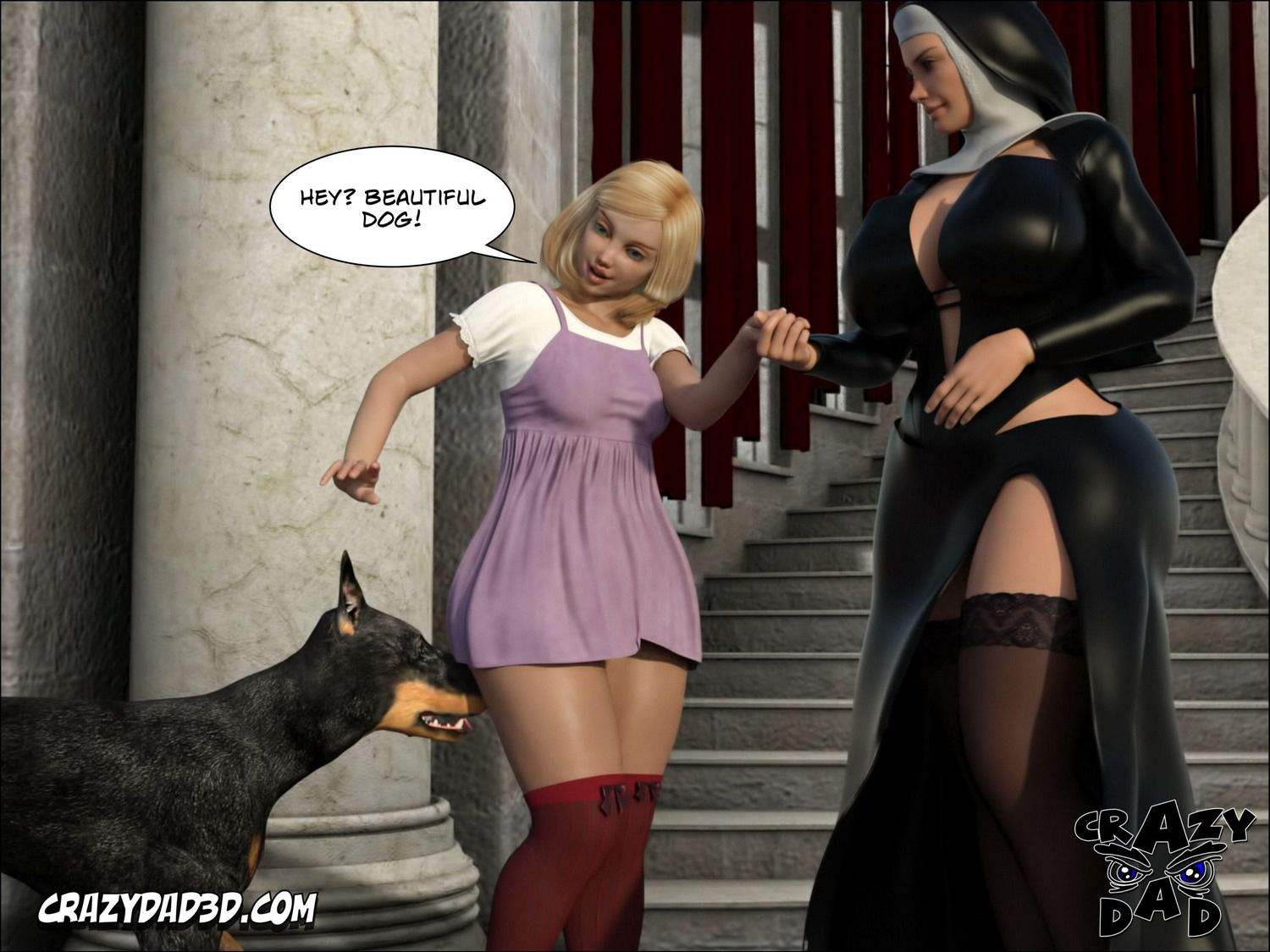 Evil Nun [CrazyDad3D] - 2. Evil Nun - Chapter 2 - Page 11