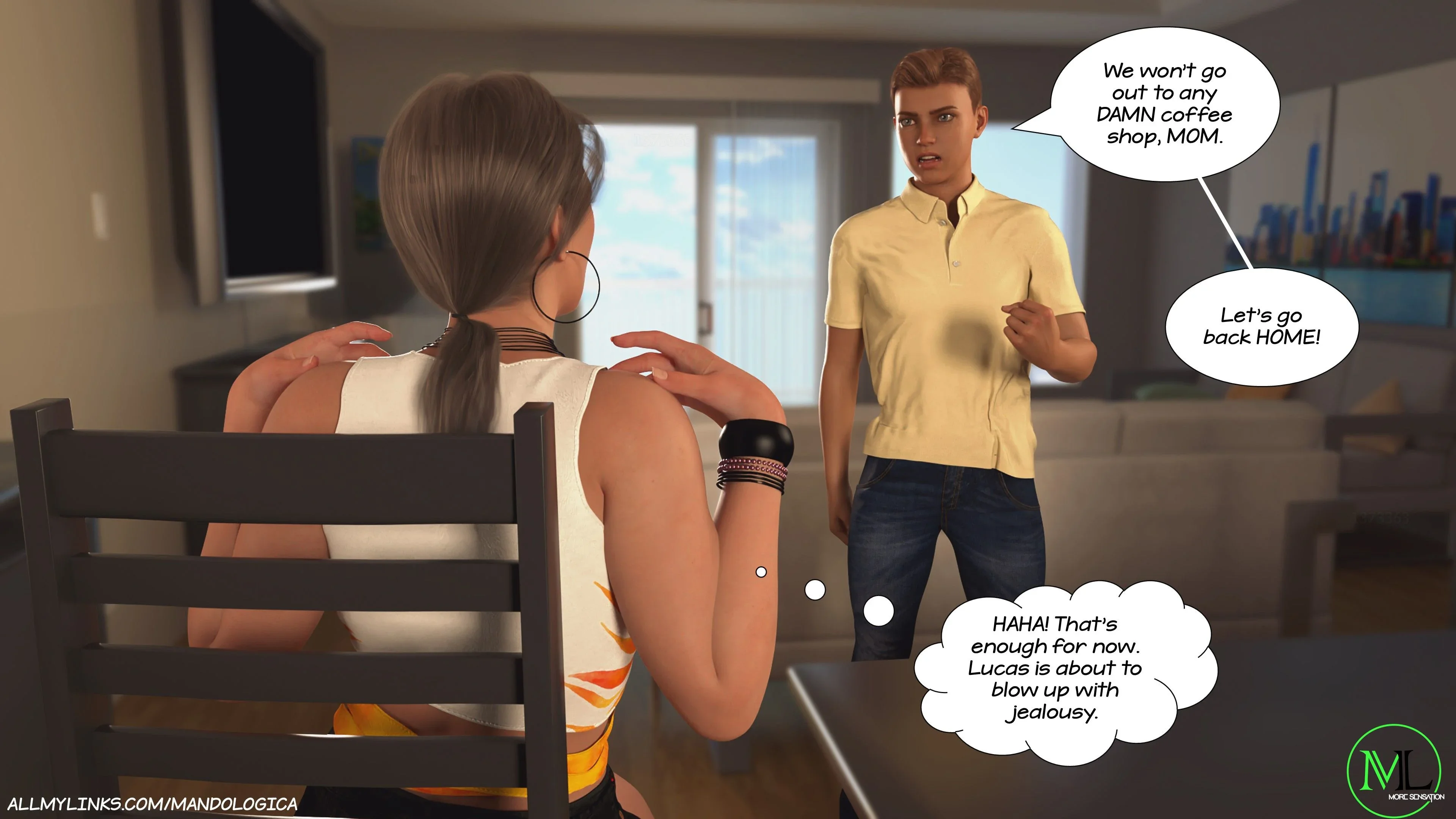Breaking Boundaries [MandoLogica] - 6 . Breaking Boundaries - Chapter 6 - Page 212