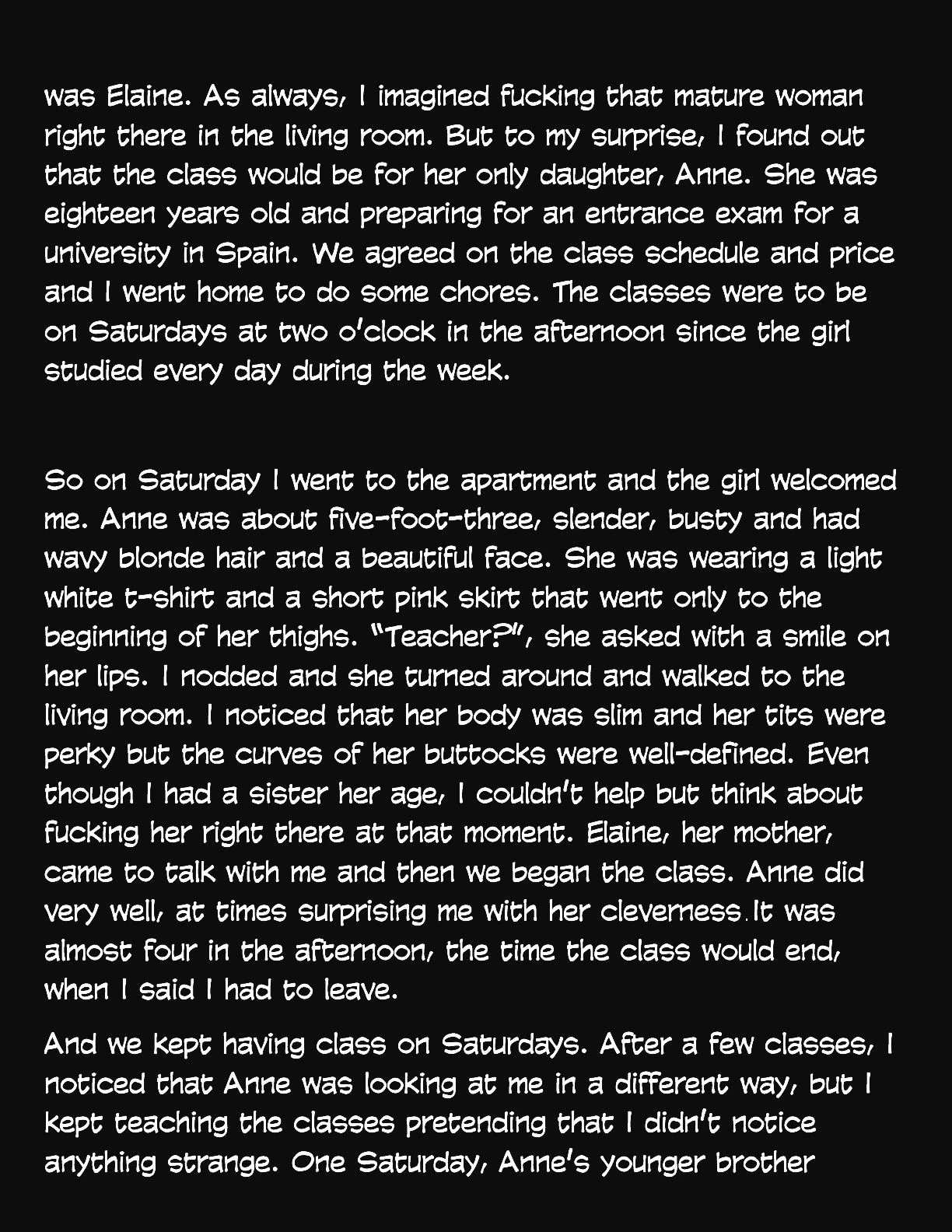 Animated Tales [WC | TF] - SPANISH CLASS FOR AN 18-YEAR-OLD HOTTIE - Page 2