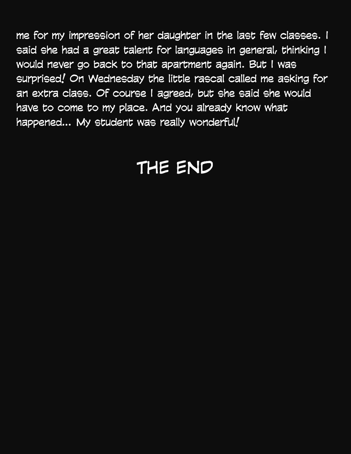 Animated Tales [WC | TF] - SPANISH CLASS FOR AN 18-YEAR-OLD HOTTIE - Page 11