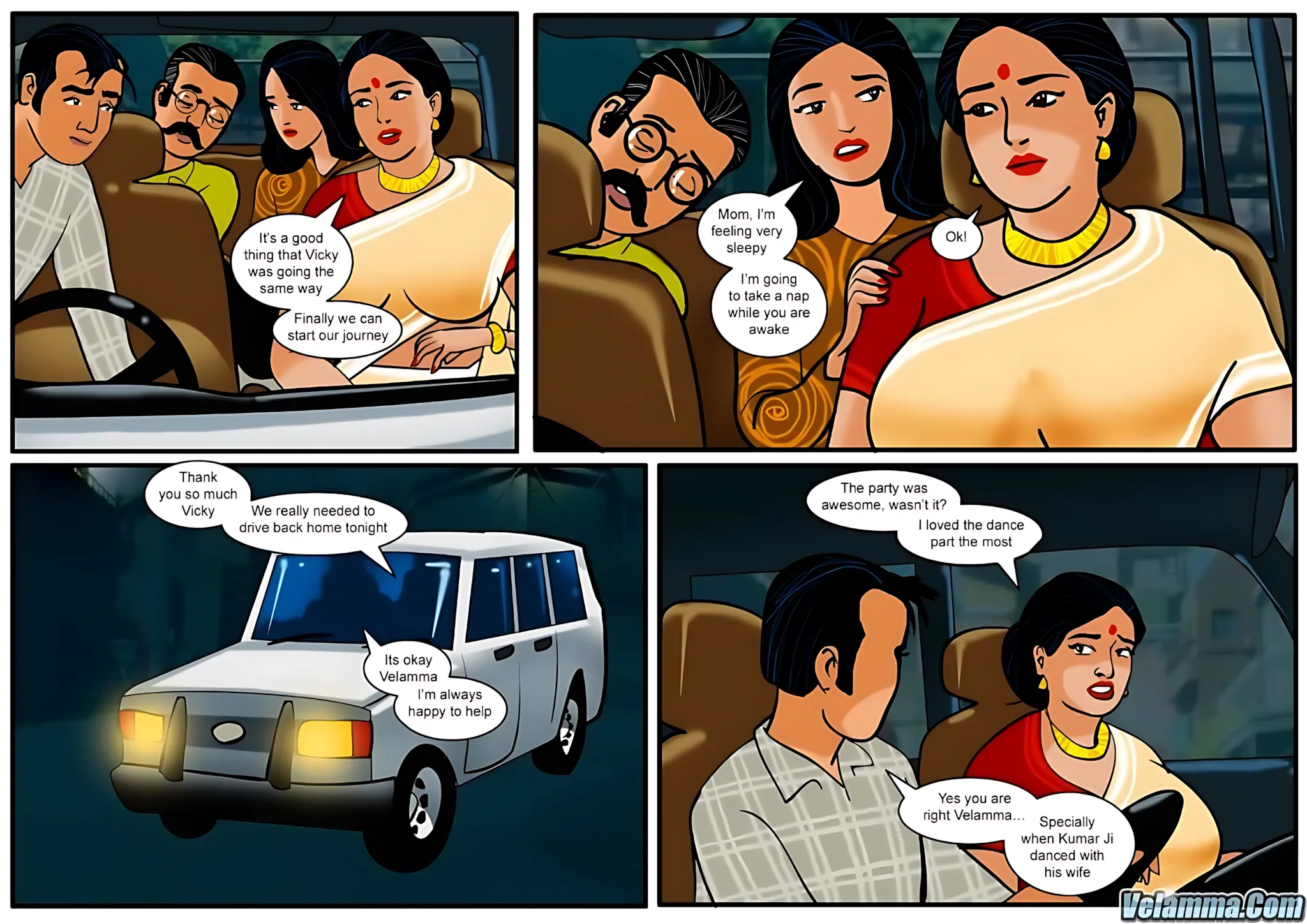 Velamma All Episodes Comics - 13 . Velamma - Episode 13 - In The Middle Of A Journey - Page 3